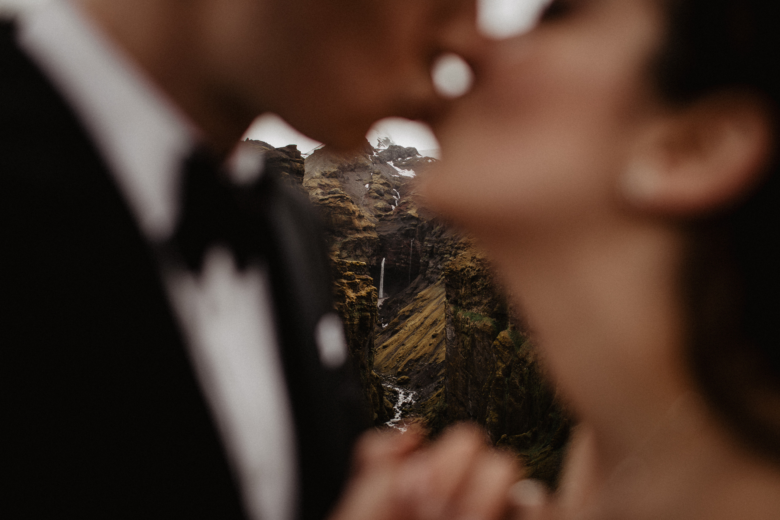 Wedding in secret canyon in Iceland. Iceland elopement photo and video | Nikolaichik Photo