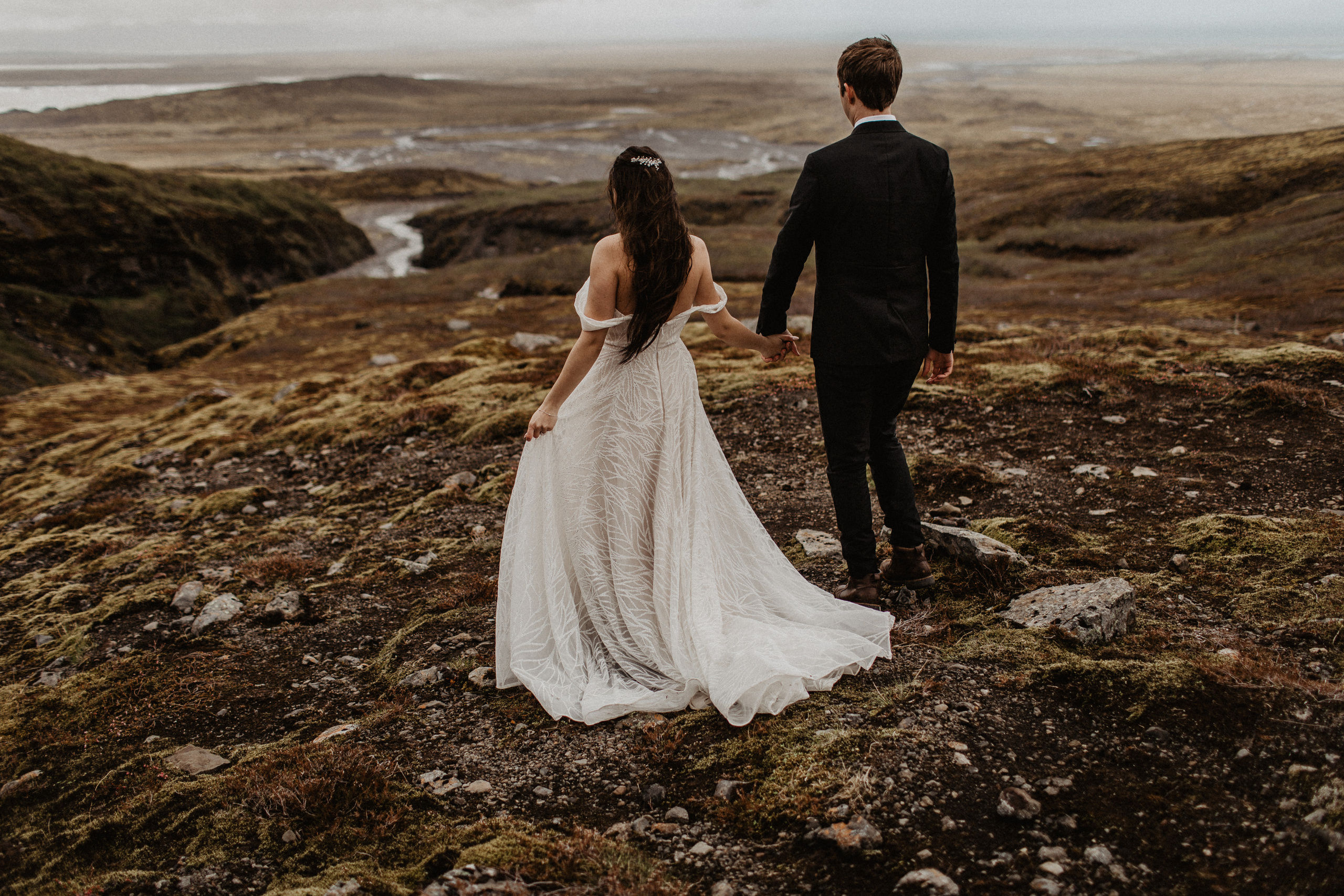 Wedding in secret canyon in Iceland. Iceland elopement photo and video | Nikolaichik Photo
