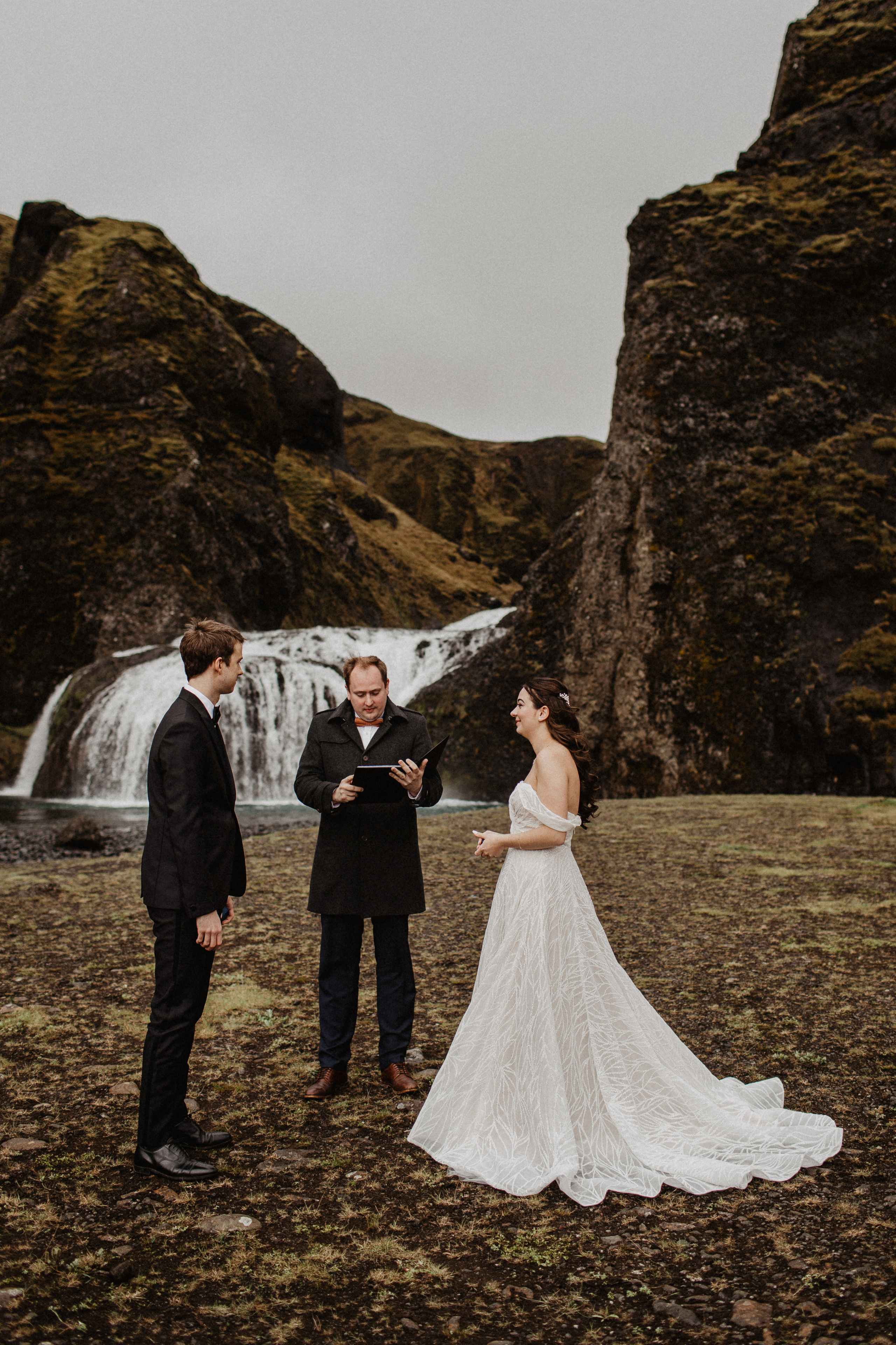 Wedding in secret canyon in Iceland. Iceland elopement photo and video | Nikolaichik Photo