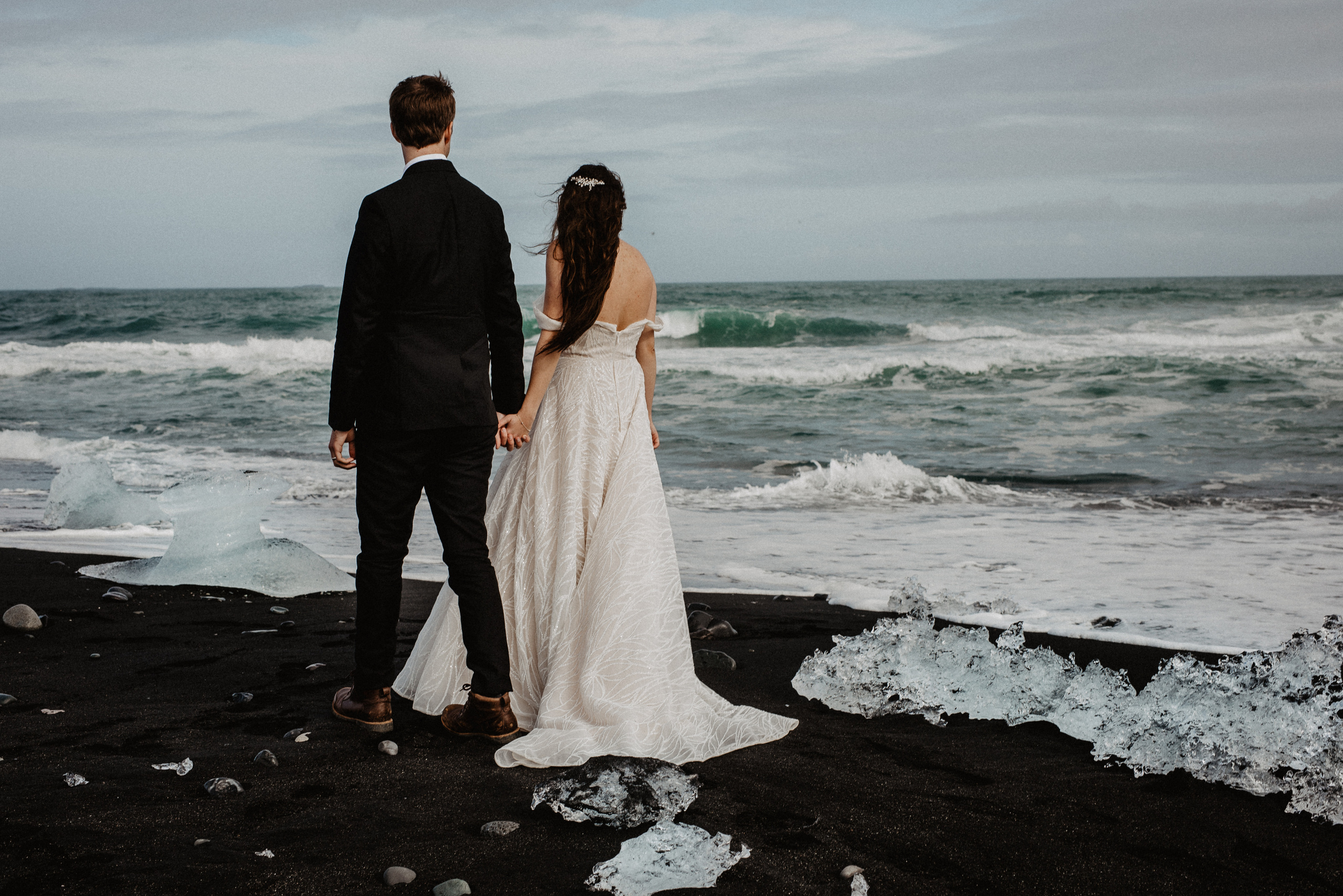 Wedding in secret canyon in Iceland. Iceland elopement photo and video | Nikolaichik Photo