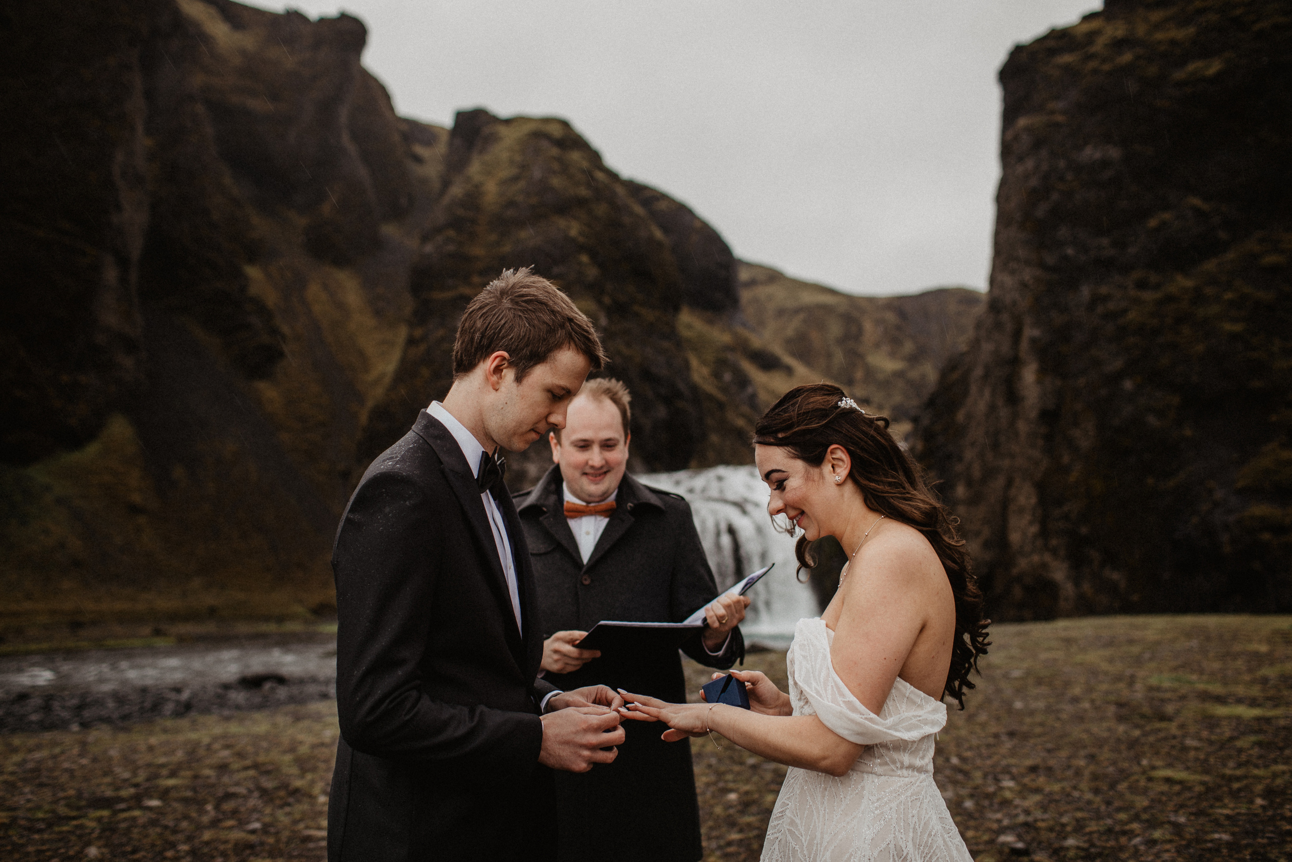 Wedding in secret canyon in Iceland. Iceland elopement photo and video | Nikolaichik Photo