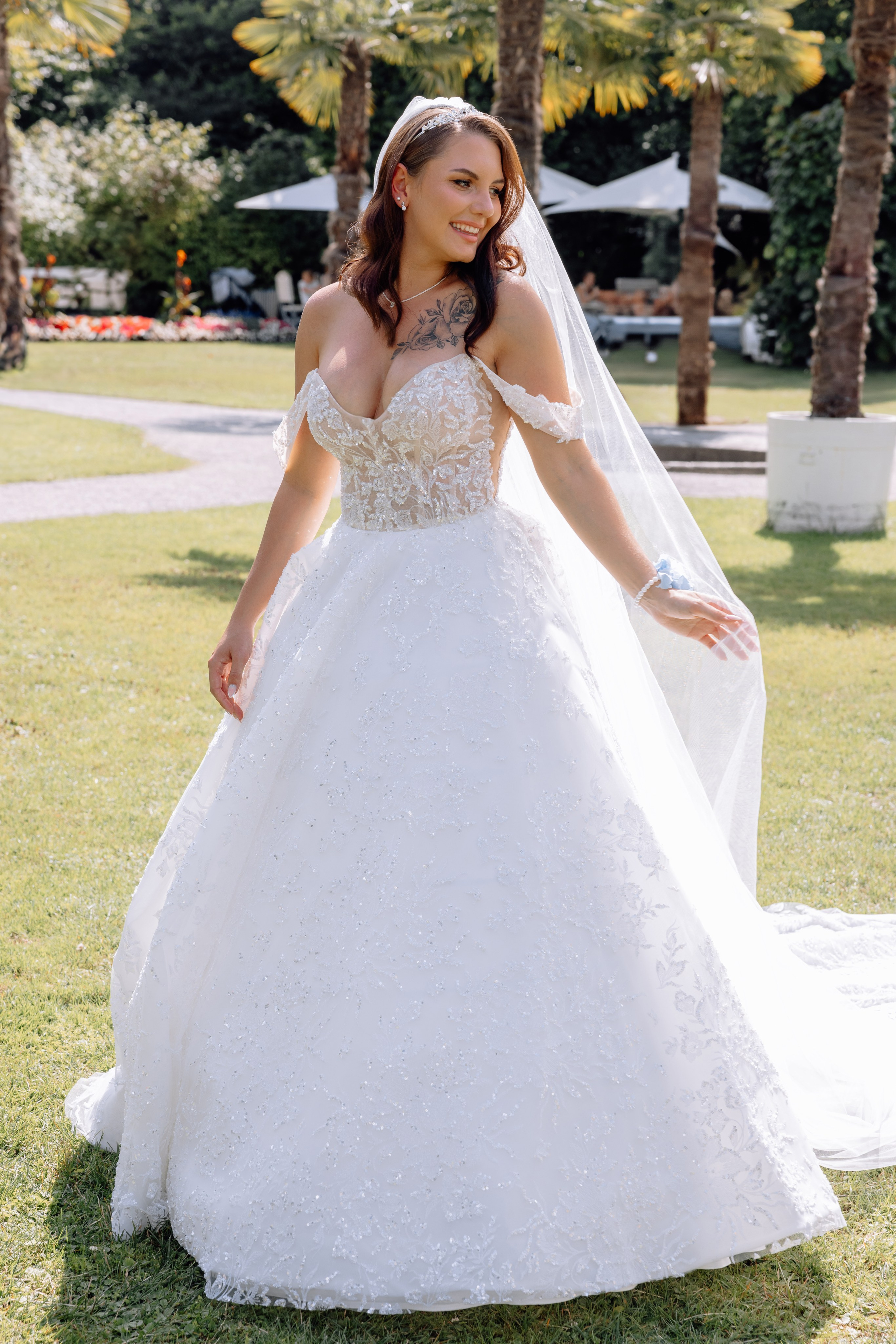 Hochzeit im Schlosscafé im Palmenhaus & Schloss Nymphenburg. Hochzeitsfotograf München Taufe Familienfotograf Tanja Mauke