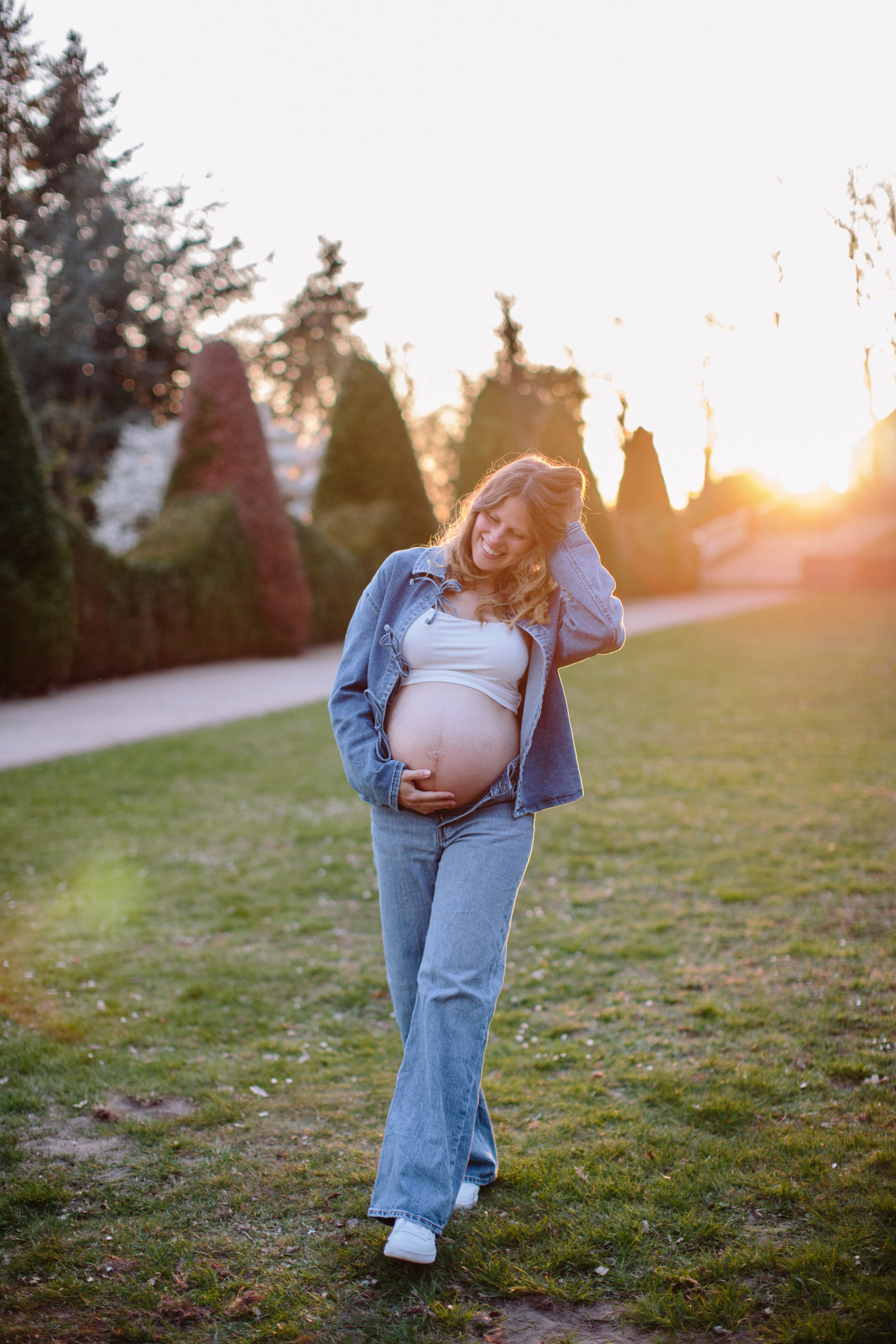 Babybauch. Hochzeitsfotograf Hamburg