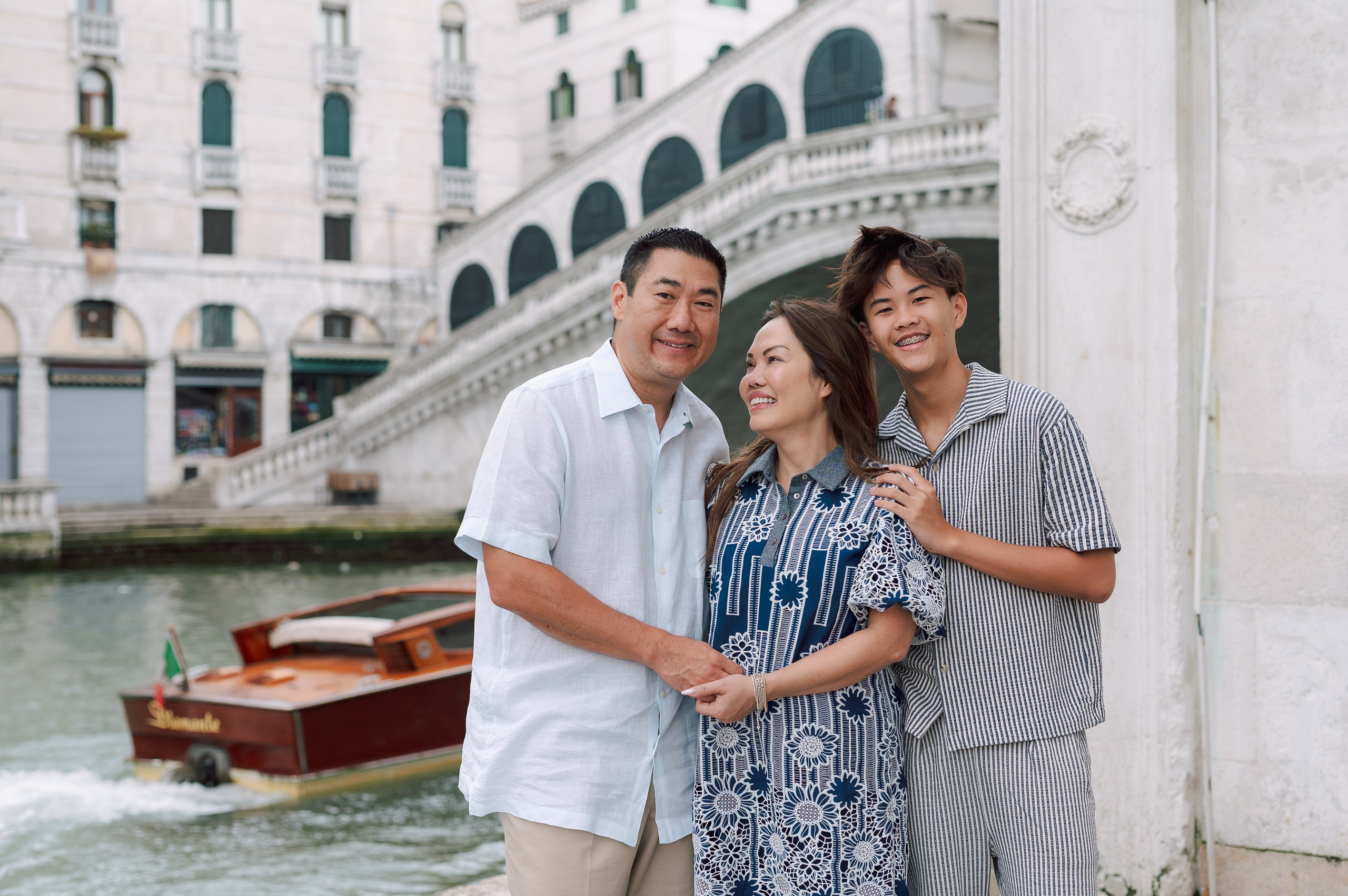 Jennifer, Tim and Jayden. Photographer in Venice Anna Terzi