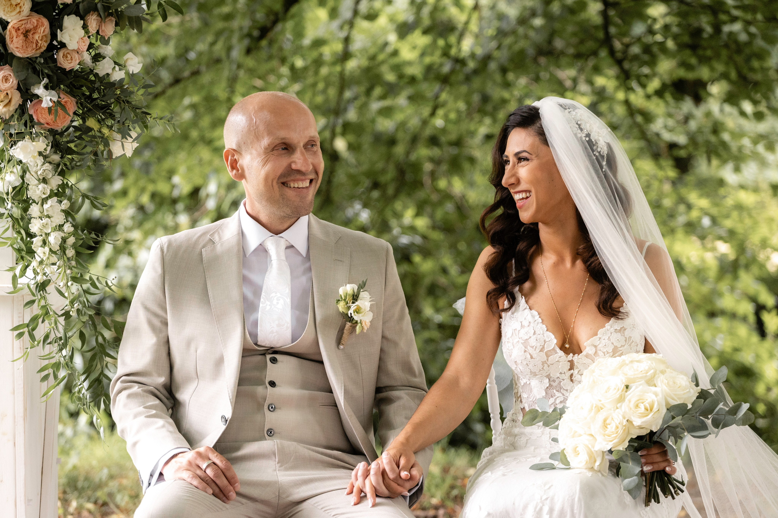 Roxane & Denis. Wedding at Abbaye du Palais, Thauron, France. June 29, 2024. Евгения Смирнова — фотограф в Тулузе и юго-западной Франции
