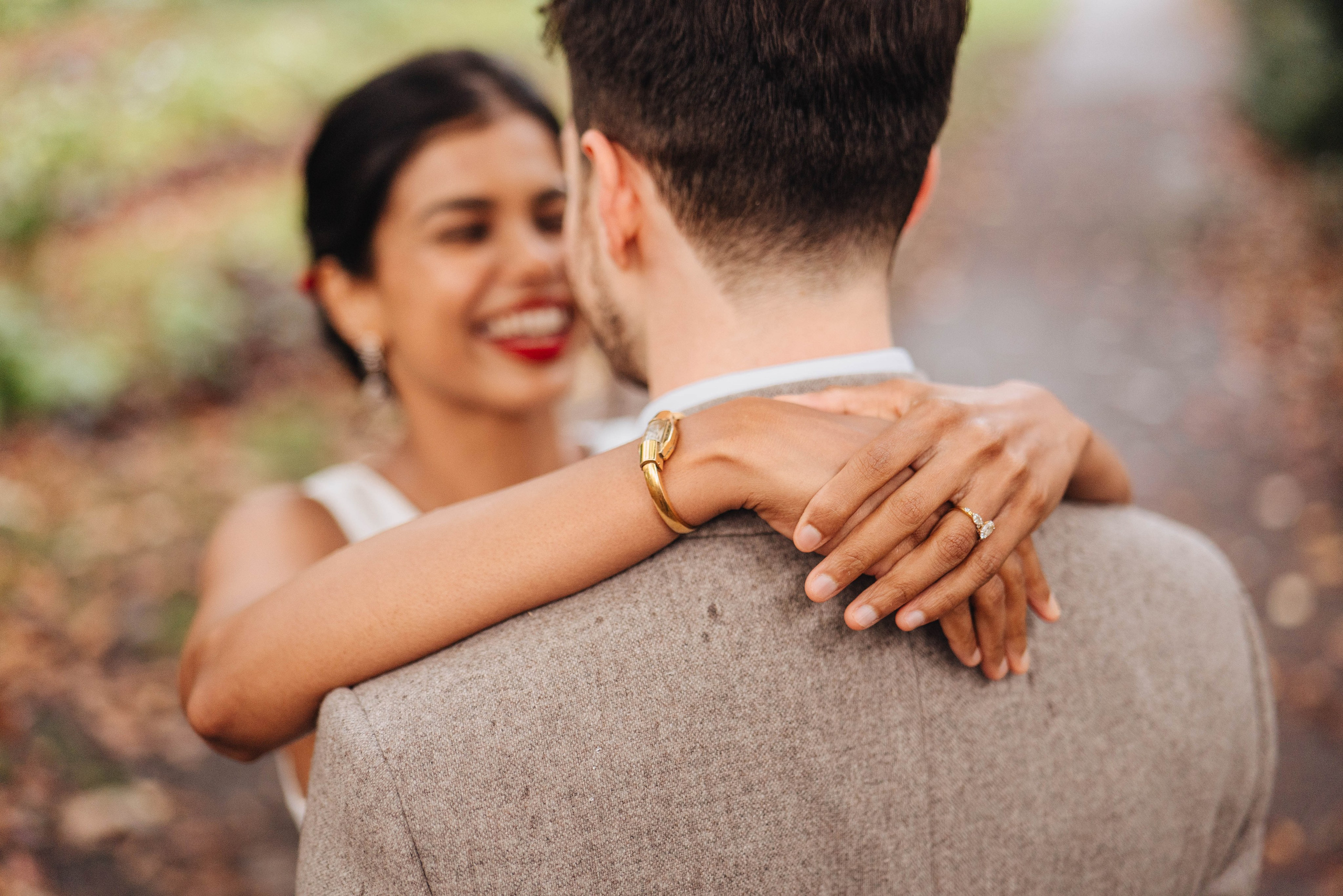 Wedding photography in the park near Islington town hall