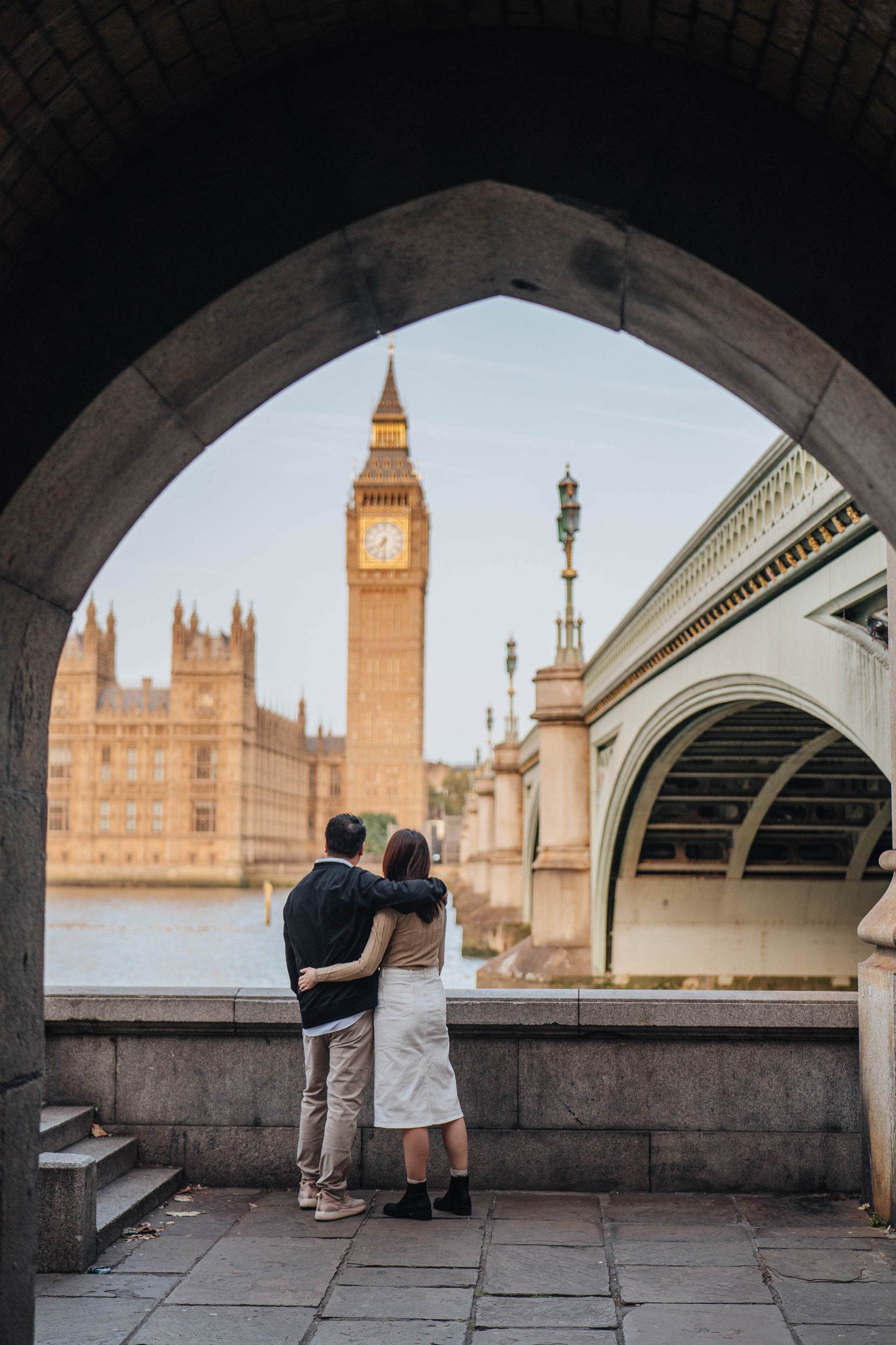 Early morning in central London. Wedding and family photographer in London