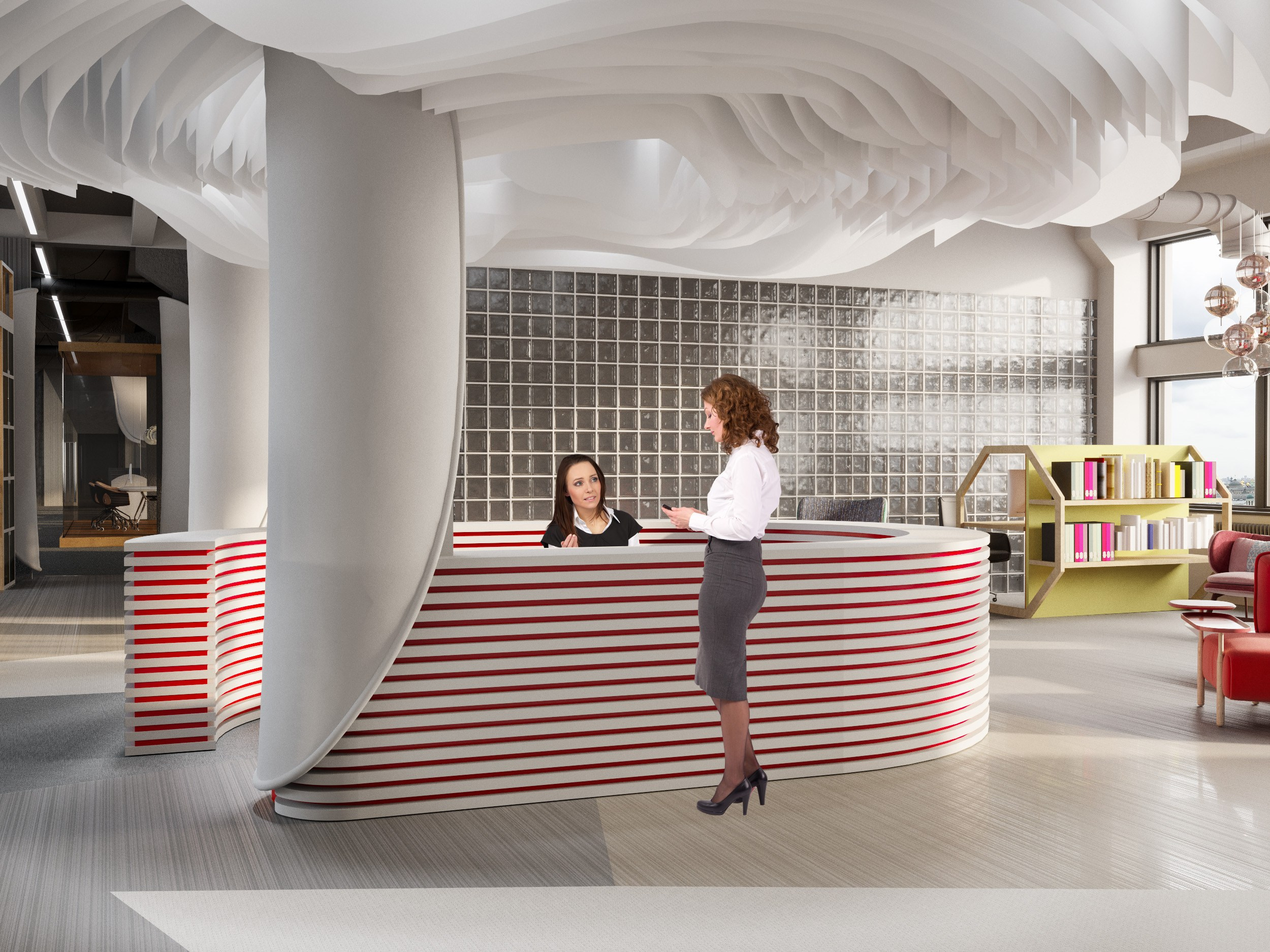 Public spaces. Interior design by Yuliya Shpeter