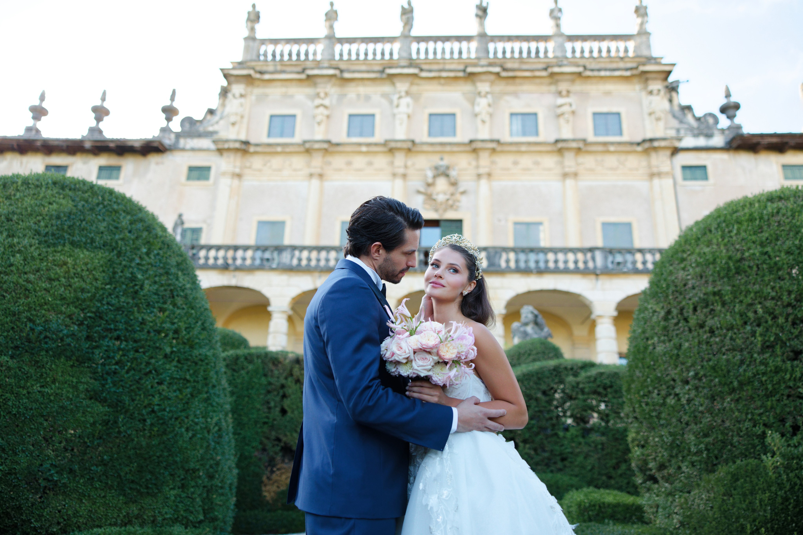 Wedding editorial at Villa Arvedi, Verona, Italy