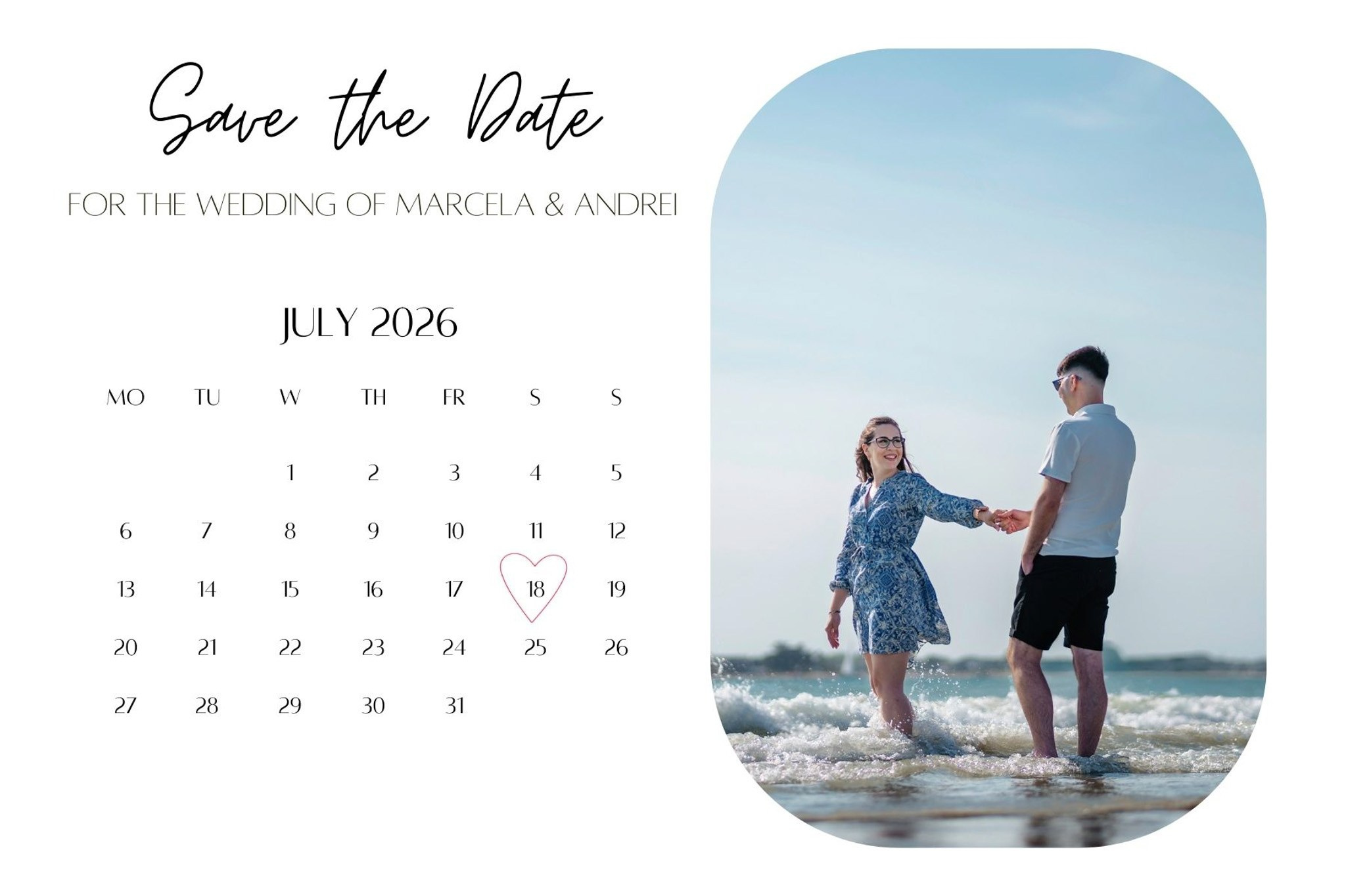 MARCELA & ANDREI — SAVE THE DATE. TANTAN IONUT FOTO & FILM