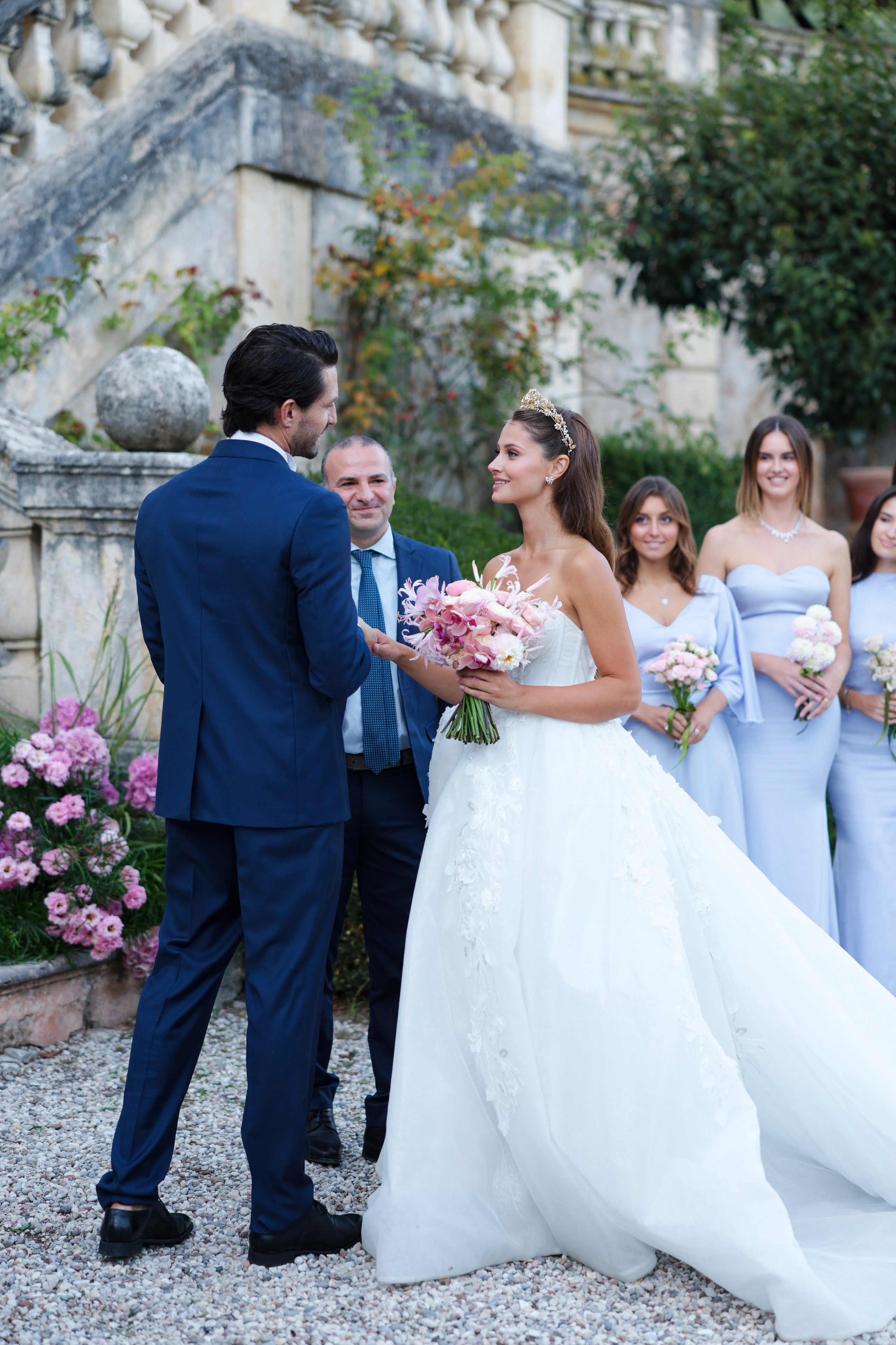 Wedding editorial at Villa Arvedi, Verona, Italy