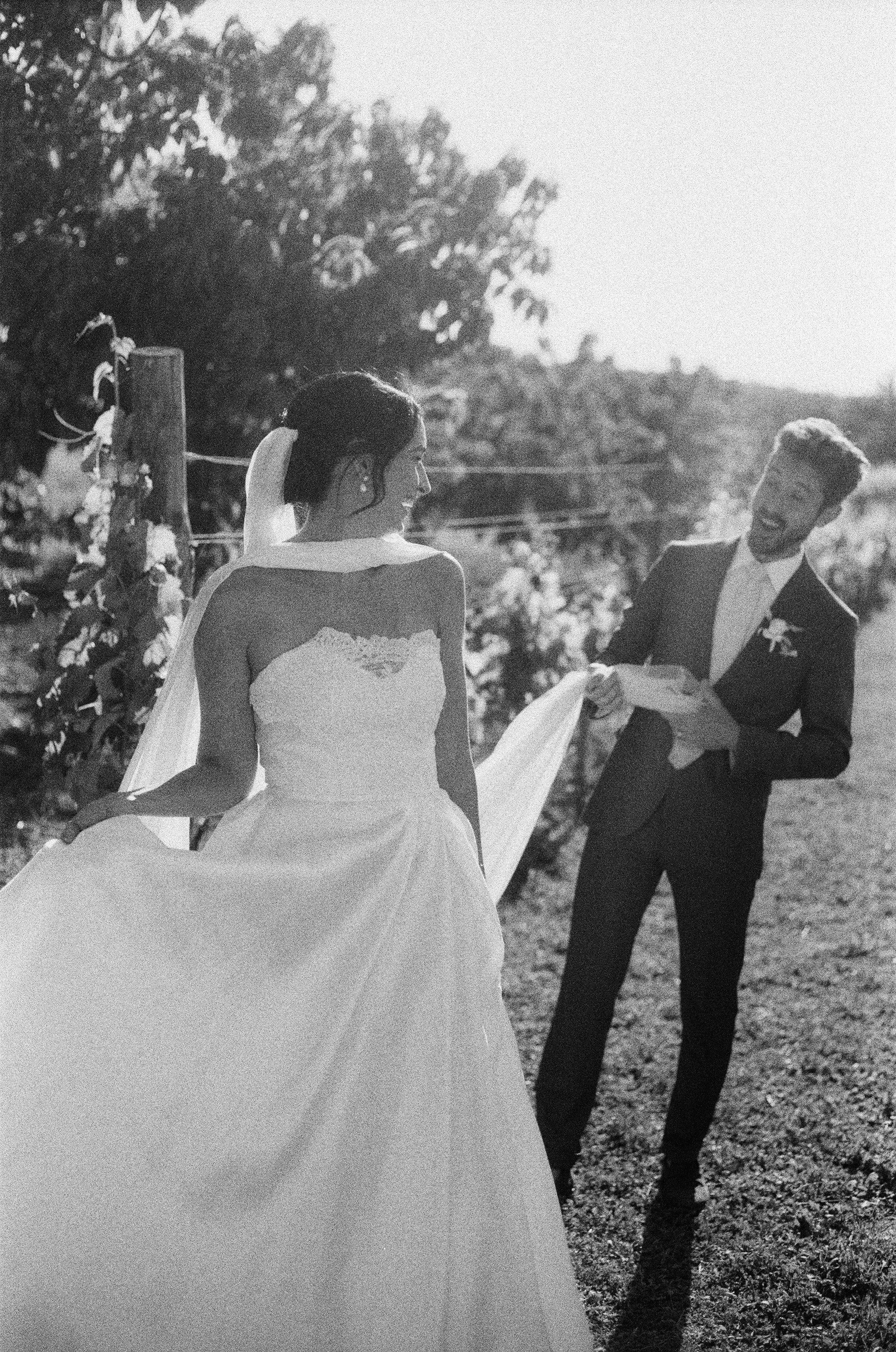 Stephanie & Christian film photos. Wedding photographer Italy