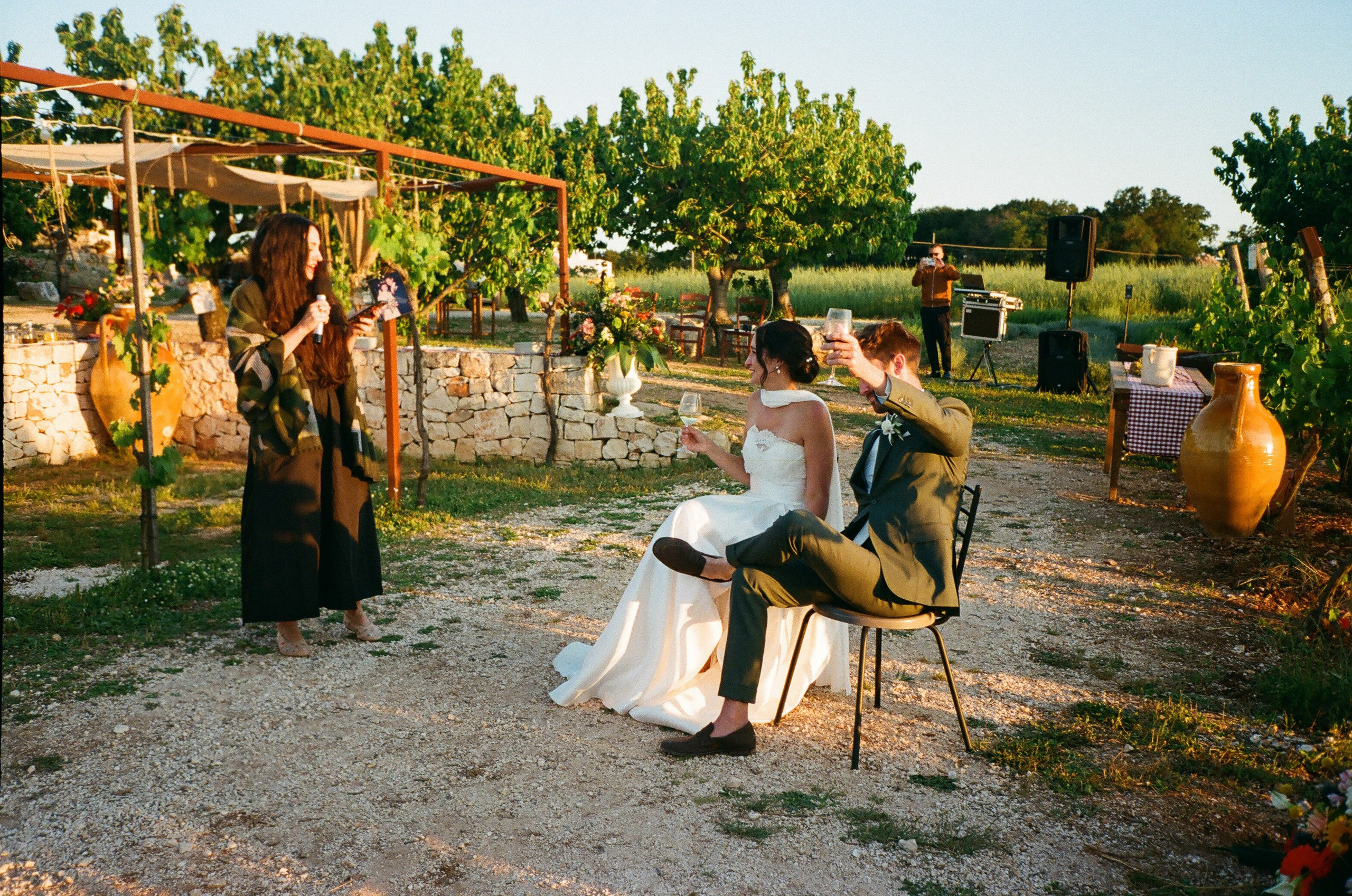 Stephanie & Christian film photos. Wedding photographer Italy