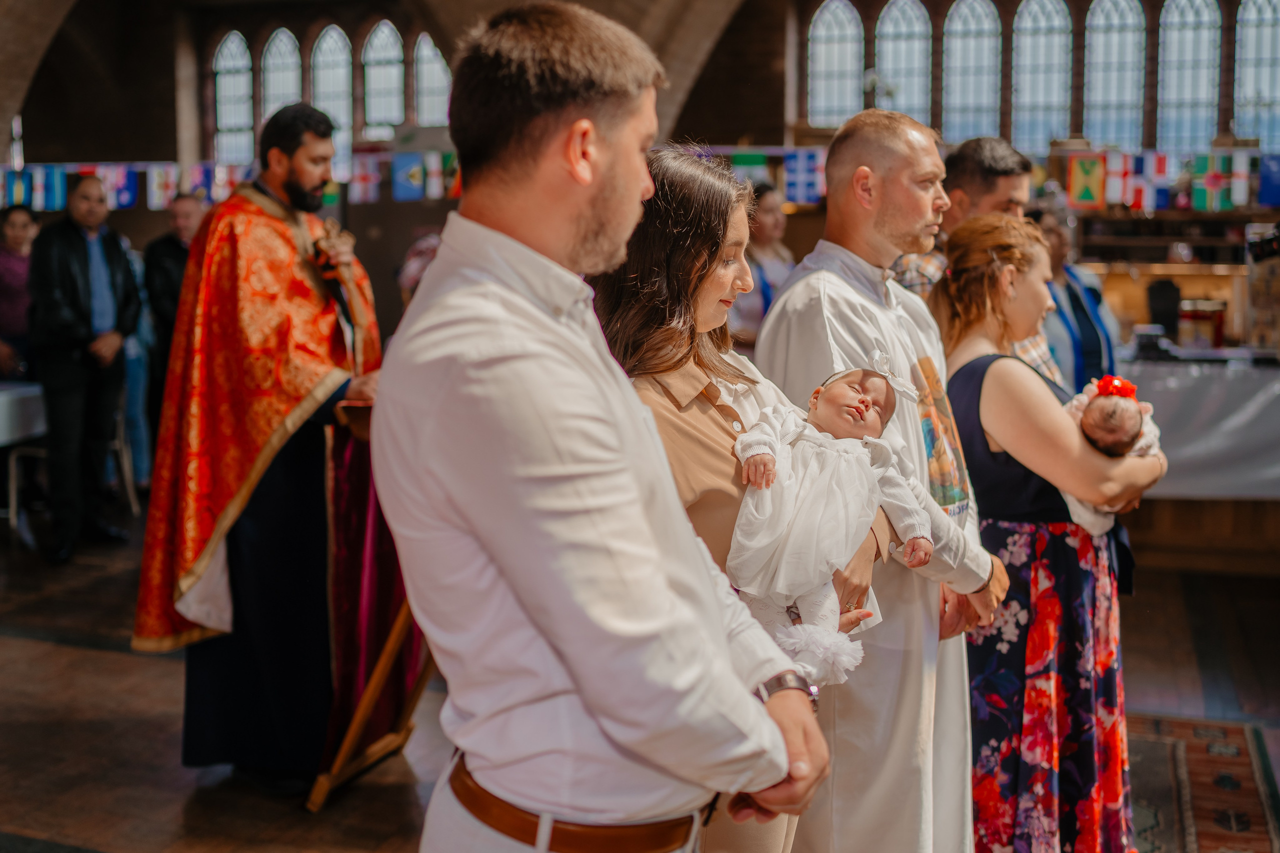 Double Christening Photography | Father & Daughter Baptism — Marian V. Munteanu. Photographer Family Wedding Event London and World wide Marian V Munte