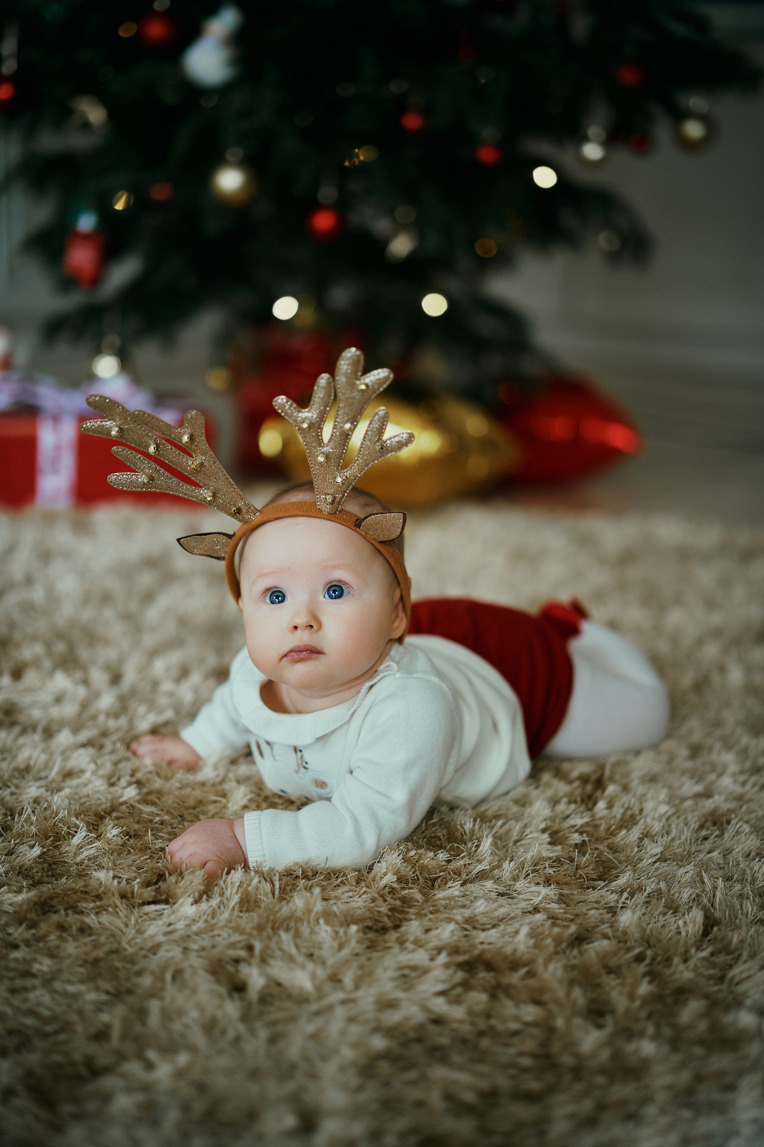 Юрий, Наталья и Алина. Первый новый год. Фотограф в Барселоне Жанна Захарченко
