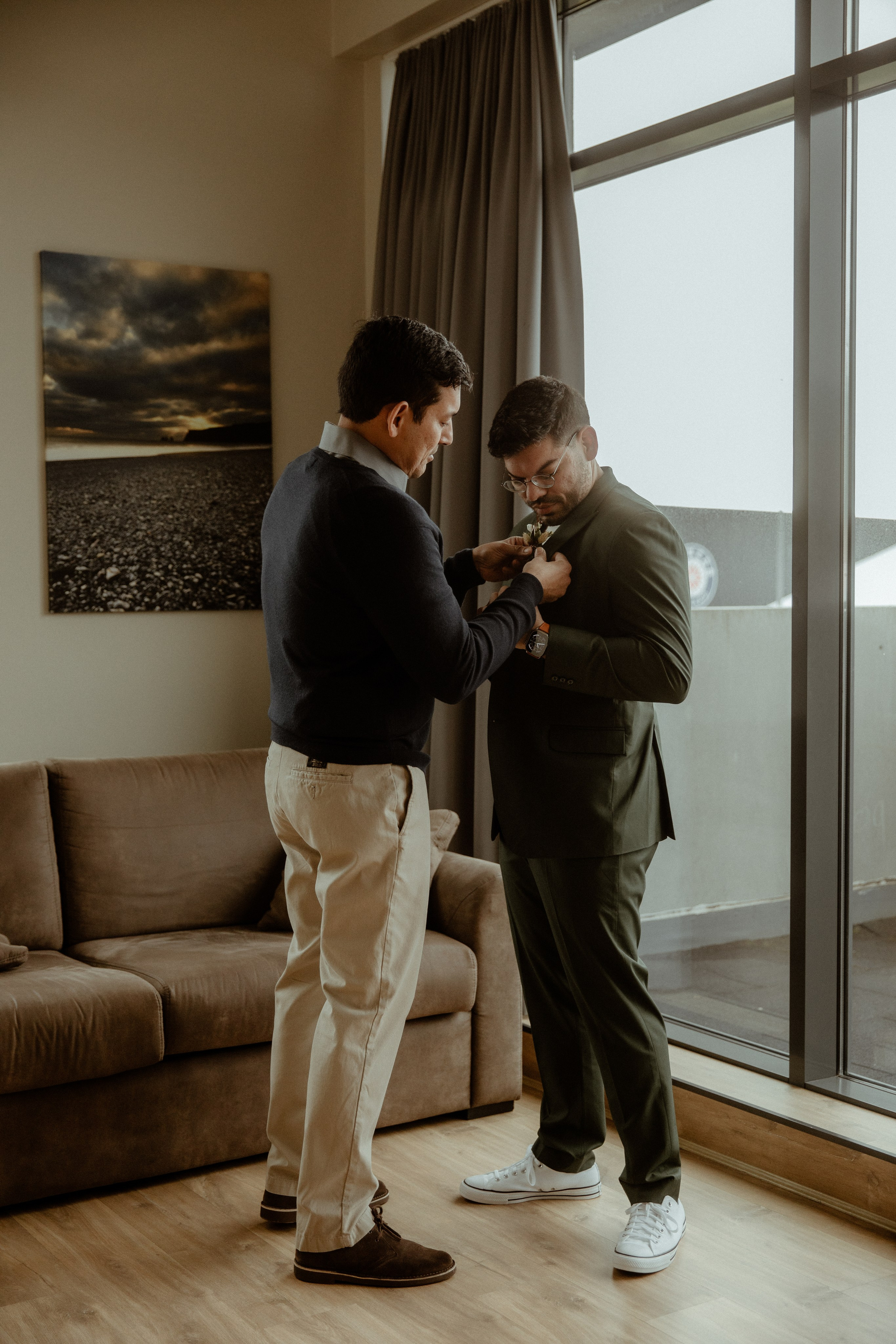 Elopement at Kvernufoss Waterfall. Iceland elopement photo and video | Nikolaichik Photo