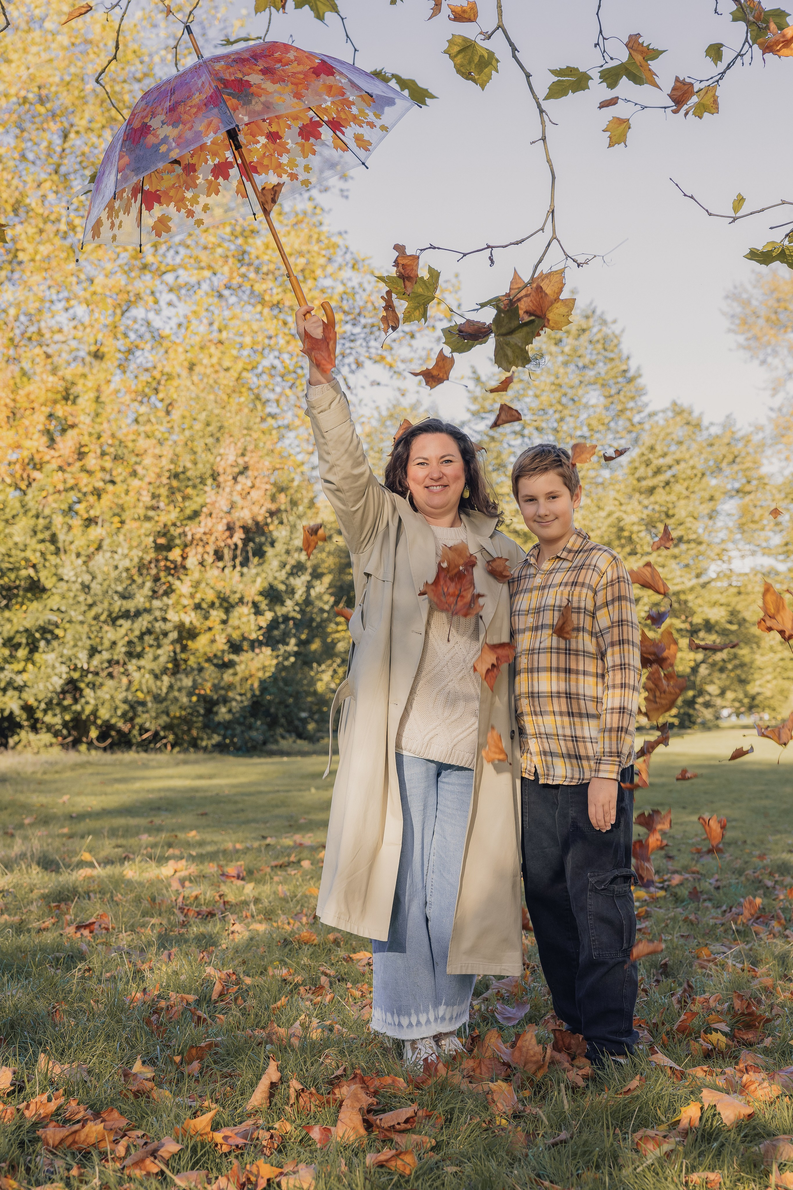 Family autumnal session. PHOTOGRAPHER IN LONDON