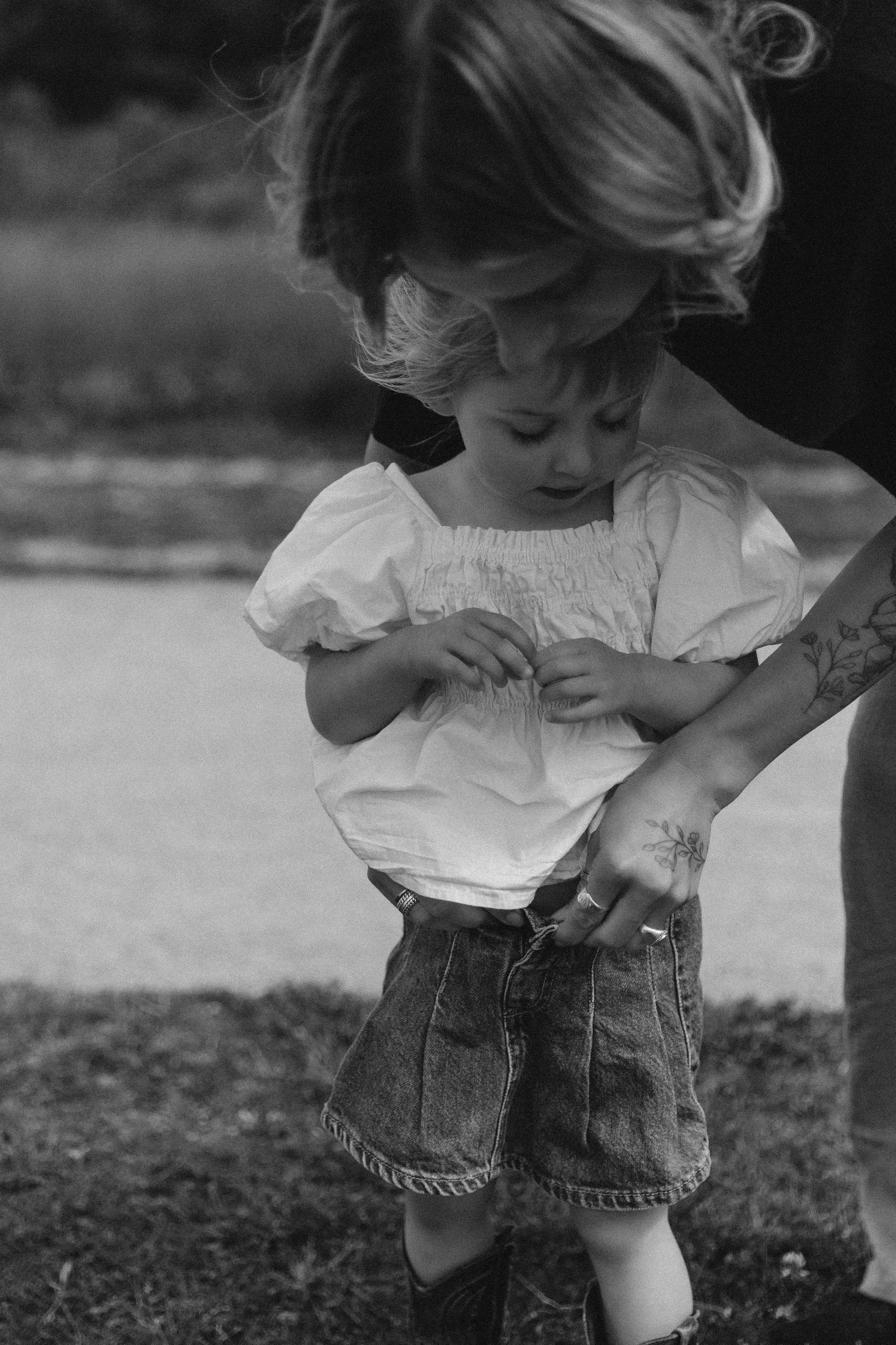 Family hugs. True self