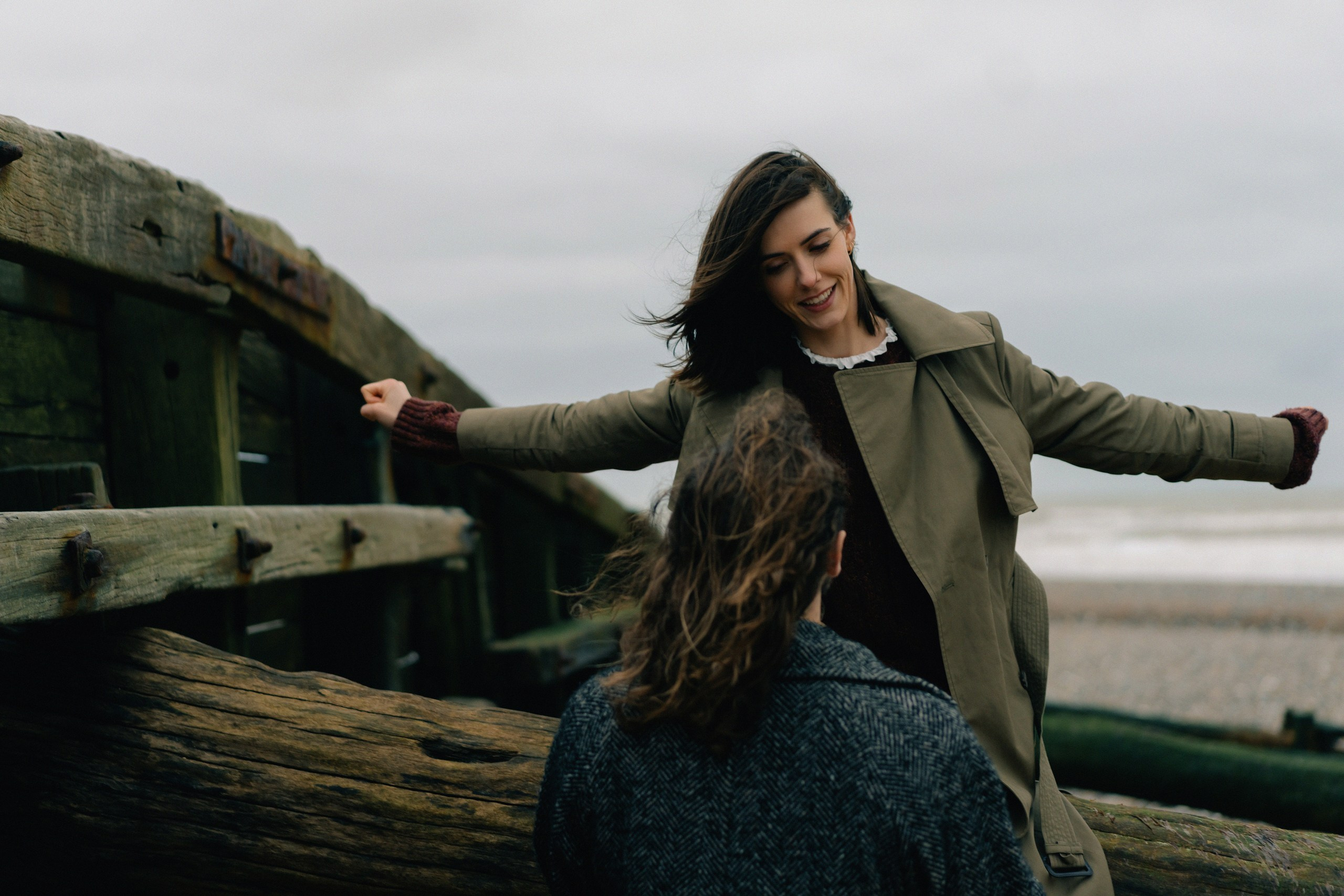 Engagement session in Seven Sisters. London portrait and family photographer
