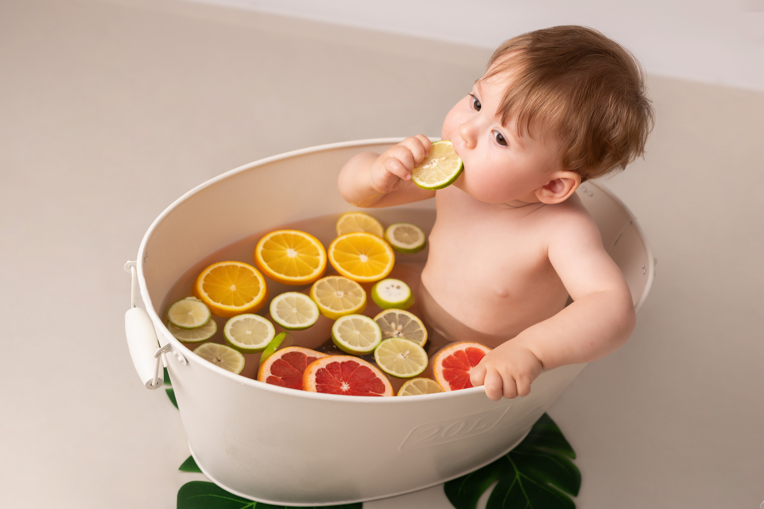 Cake Smash Fotoshooting. Newbornphoto in Duesseldorf