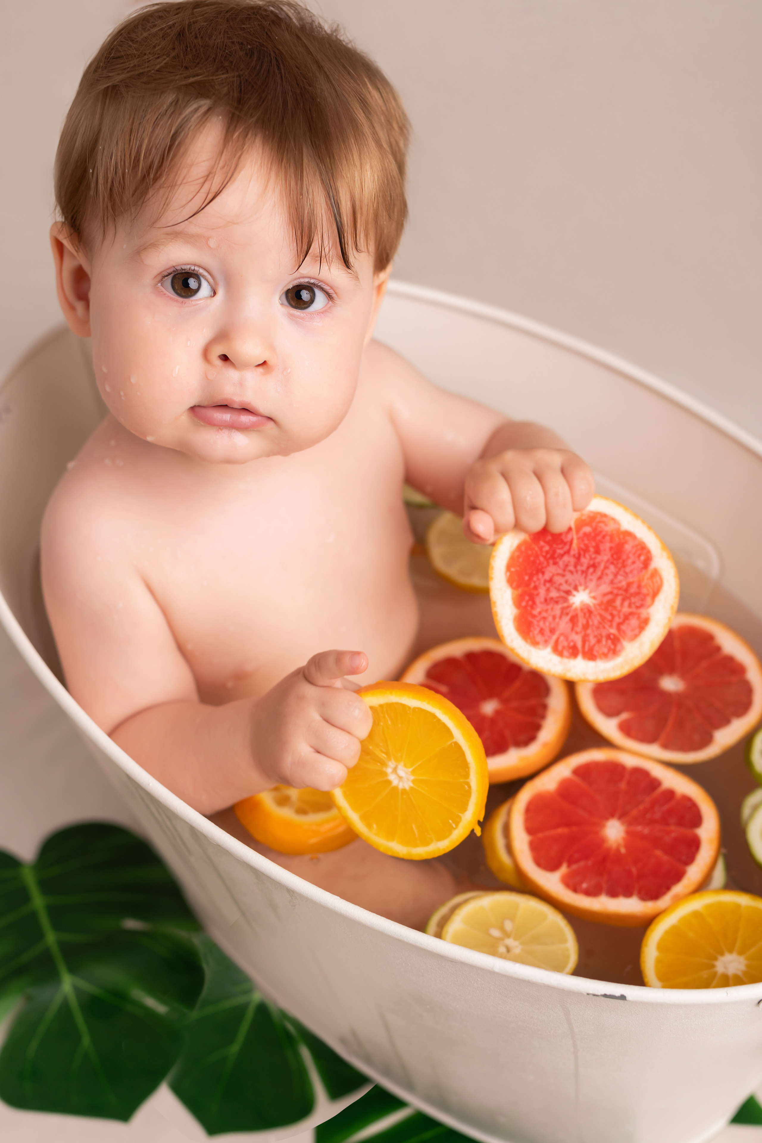 Cake Smash Fotoshooting. Newbornphoto in Duesseldorf