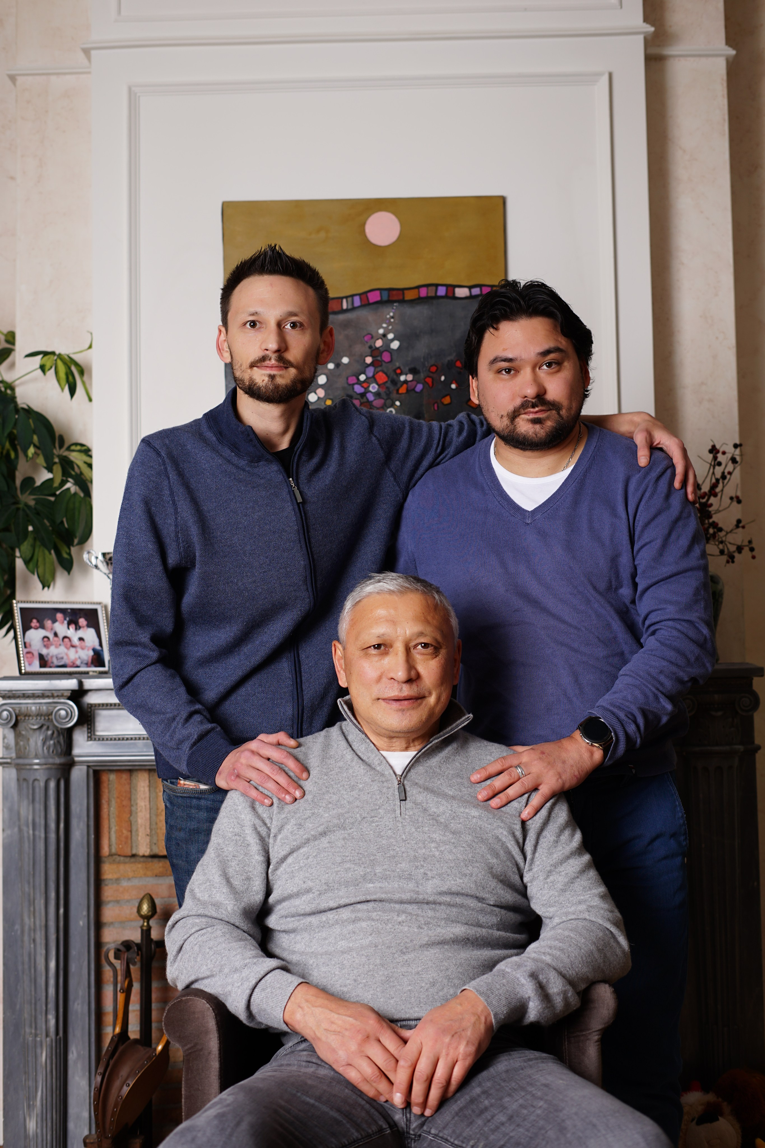 Edouard et sa famille. Petit trésor photos de famille, grossesse et nouveau-né à Roanne