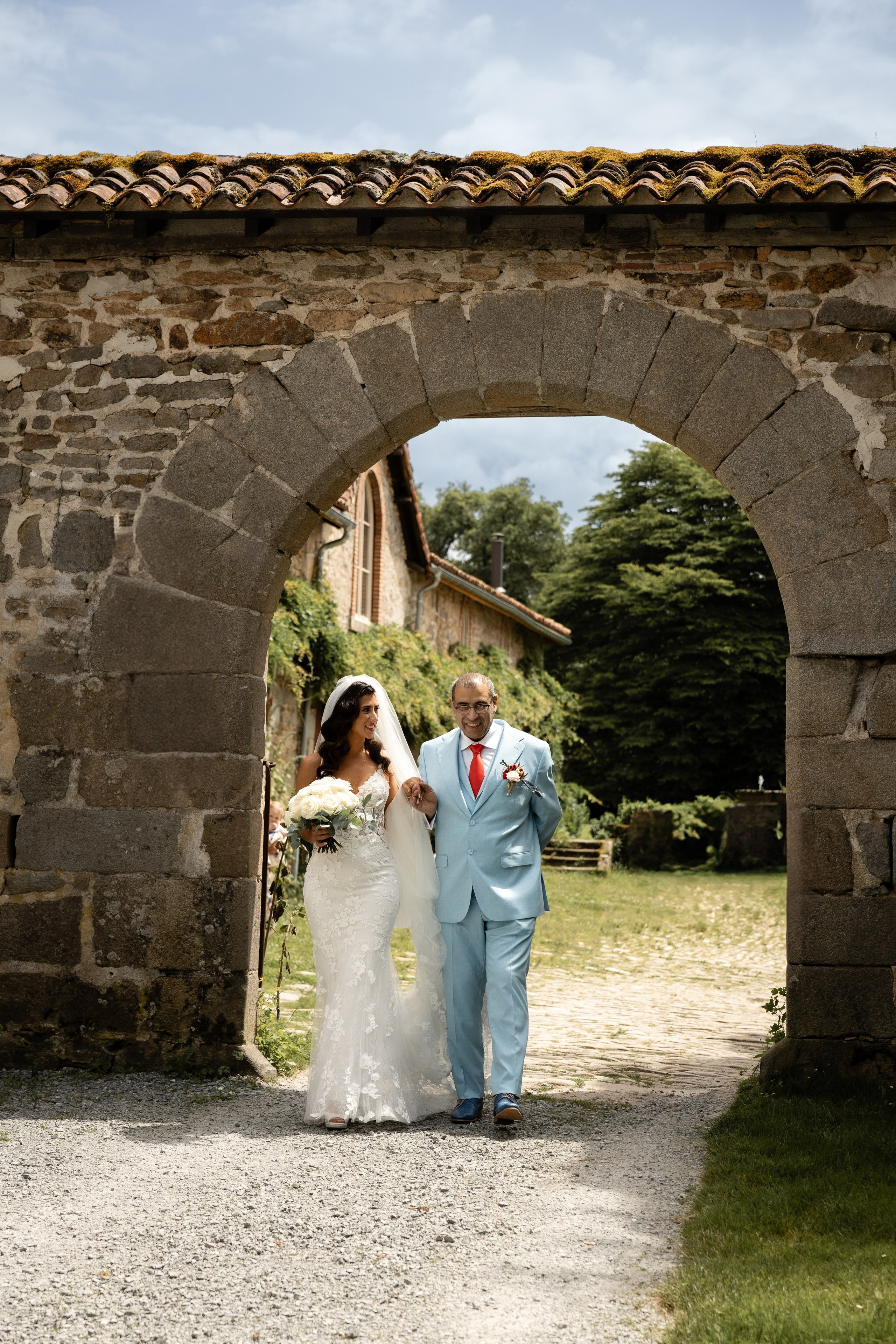 Roxane & Denis. Wedding at Abbaye du Palais, Thauron, France. June 29, 2024. Евгения Смирнова — фотограф в Тулузе и юго-западной Франции