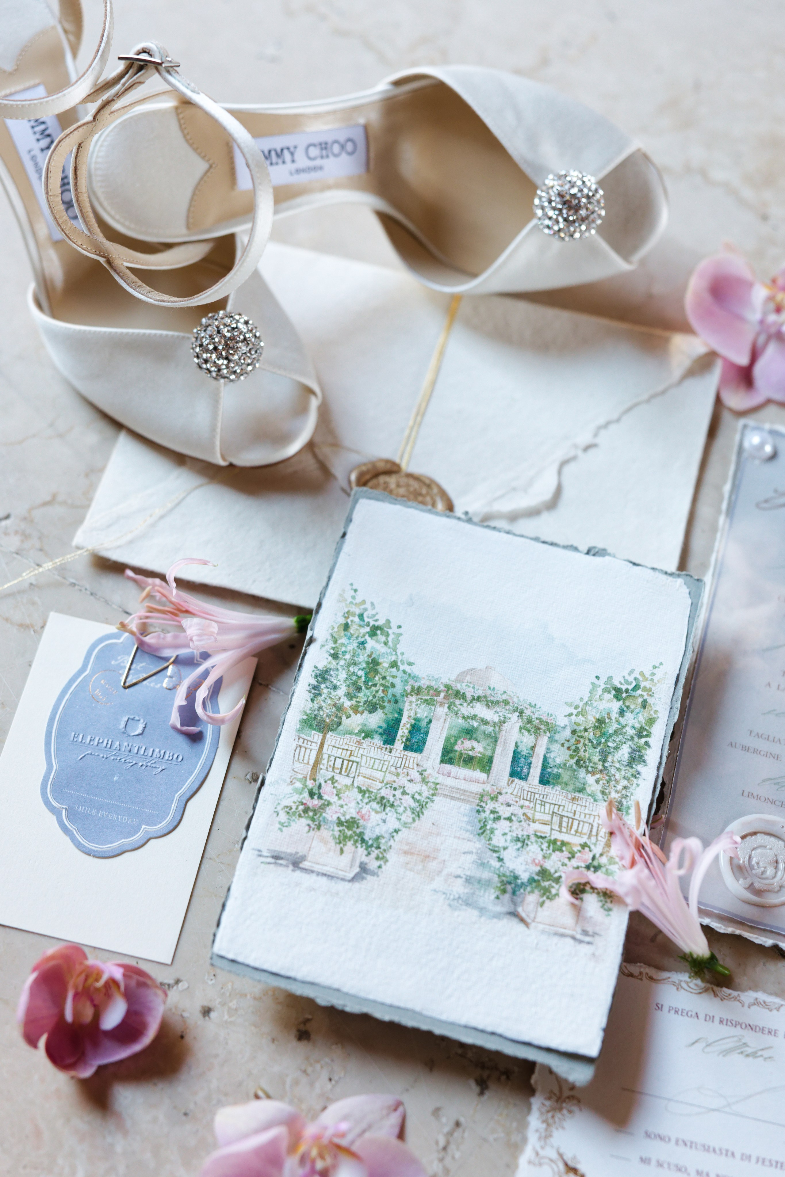 Wedding editorial at Villa Arvedi, Verona, Italy