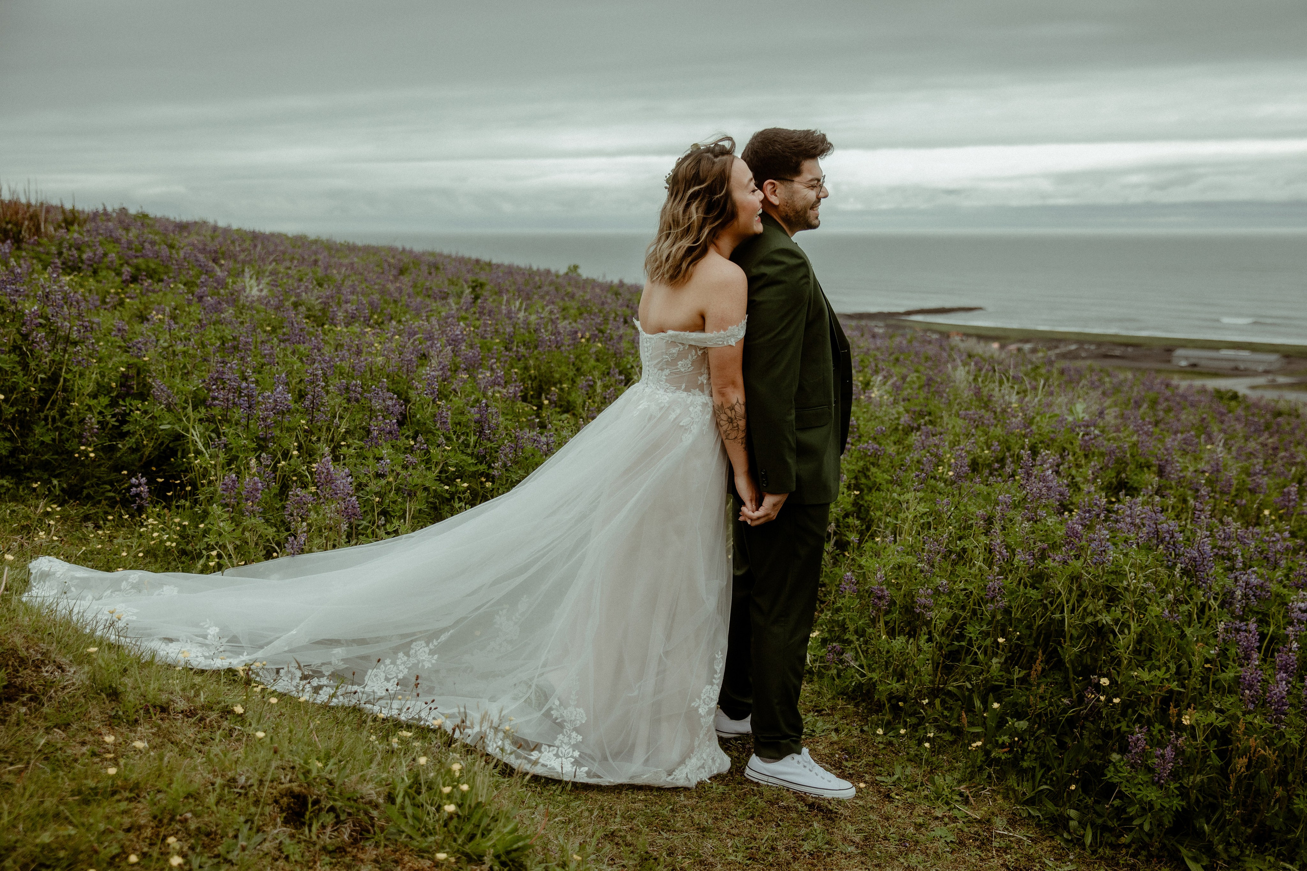 Elopement at Kvernufoss Waterfall. Iceland elopement photo and video | Nikolaichik Photo