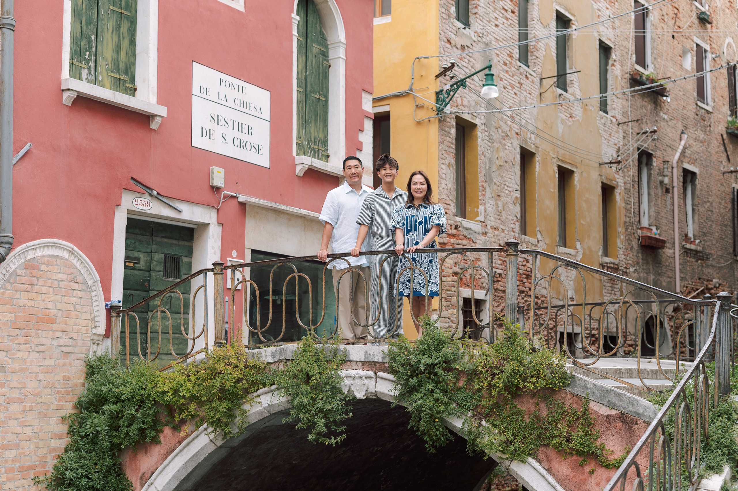 Jennifer, Tim and Jayden. Photographer in Venice Anna Terzi