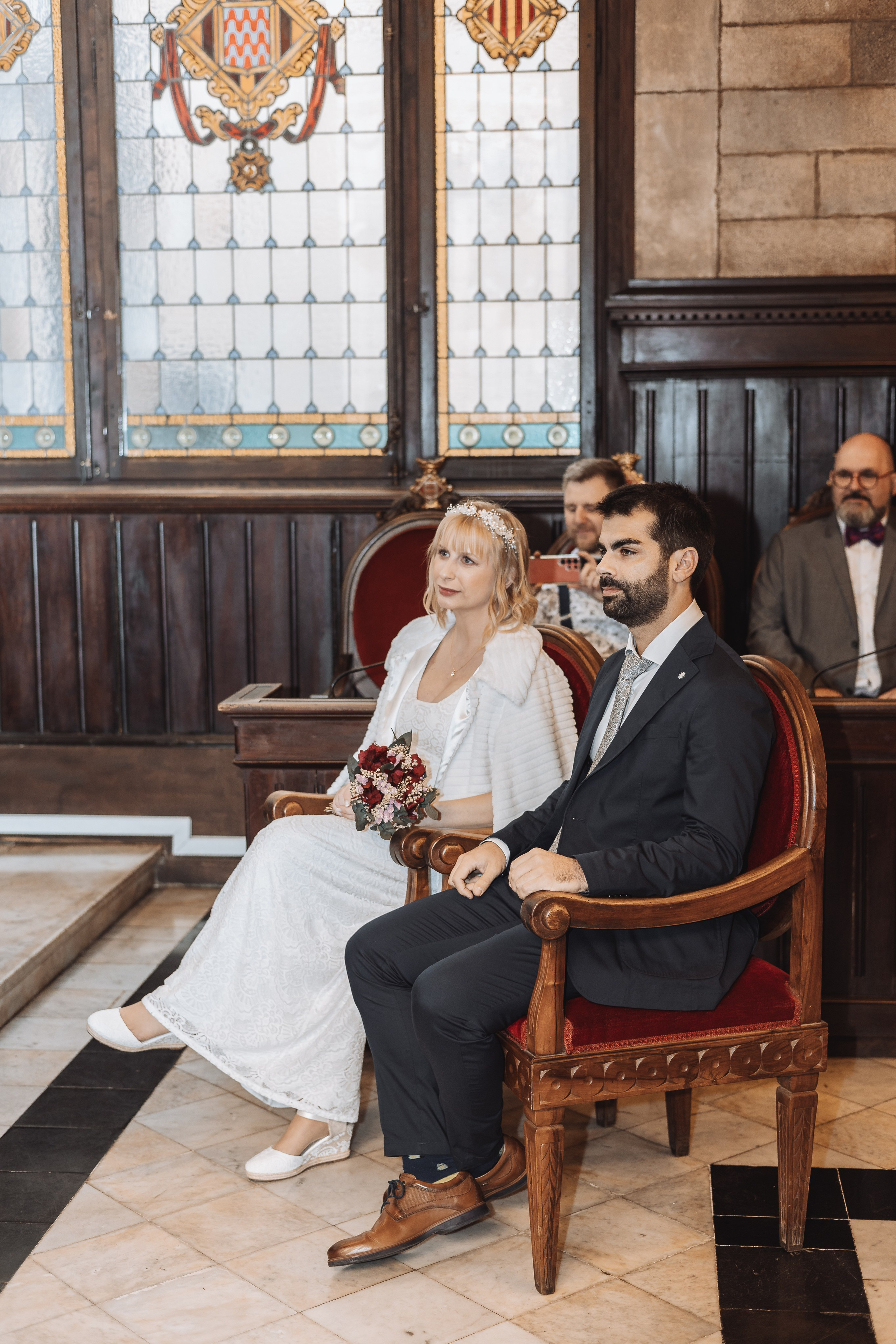 Sarah+Marc, 23.11.2024, Ayuntamiento de Girona. Fotógrafa de bodas en Cataluña