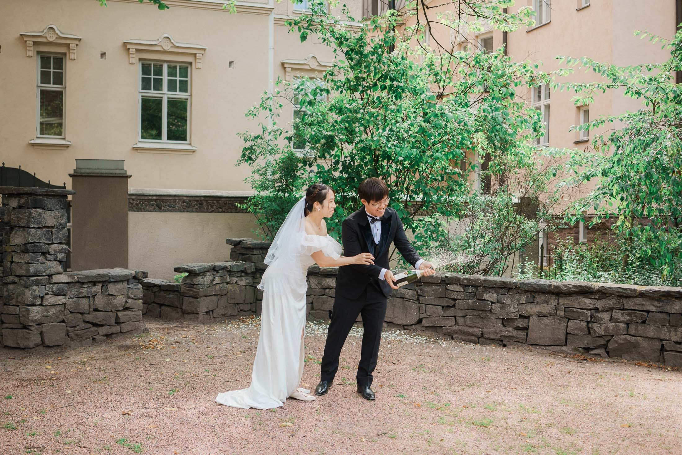 Hääpotretit Helsingin keskustassa