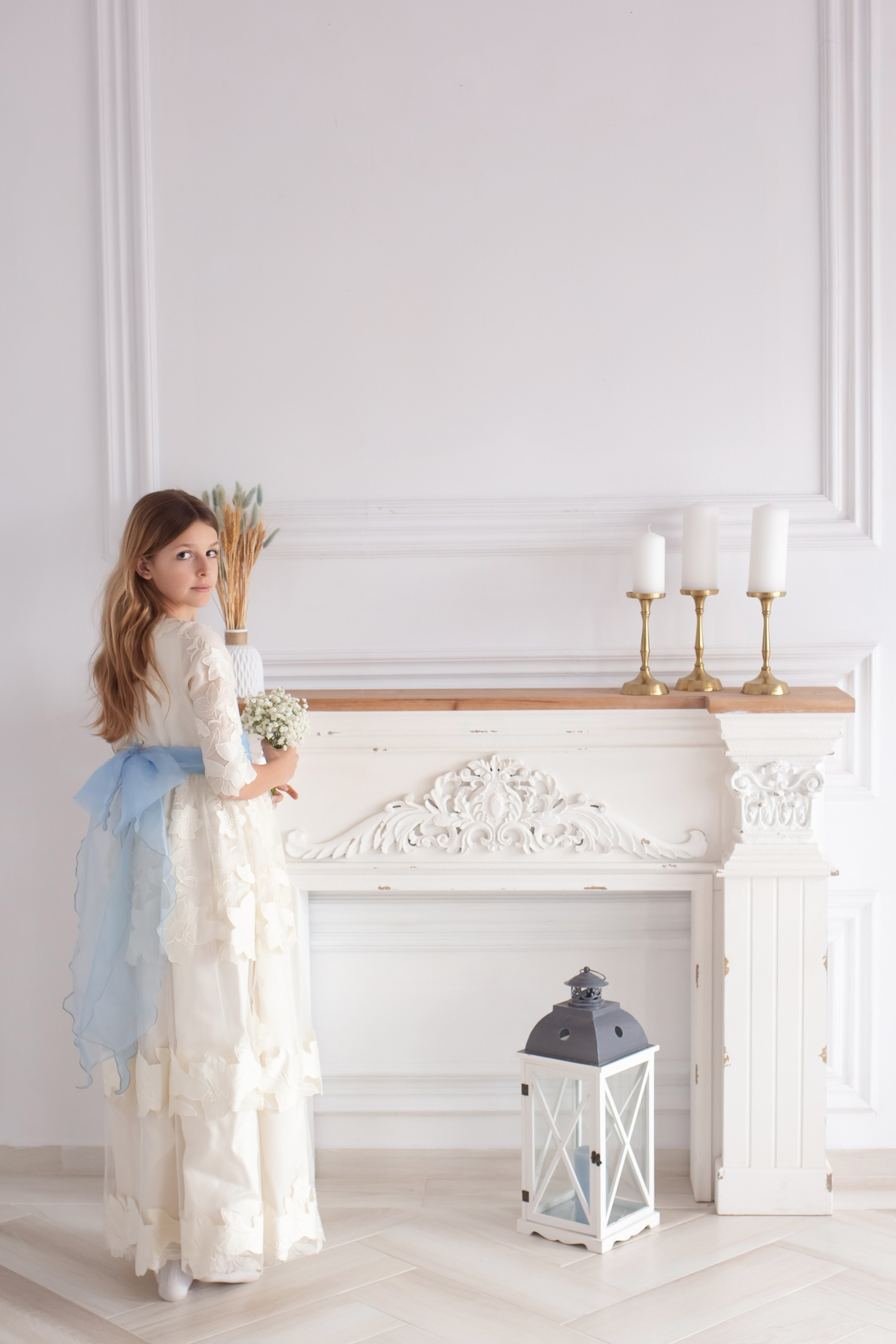 Comunión en el estudio. Fotógrafa profesional en España