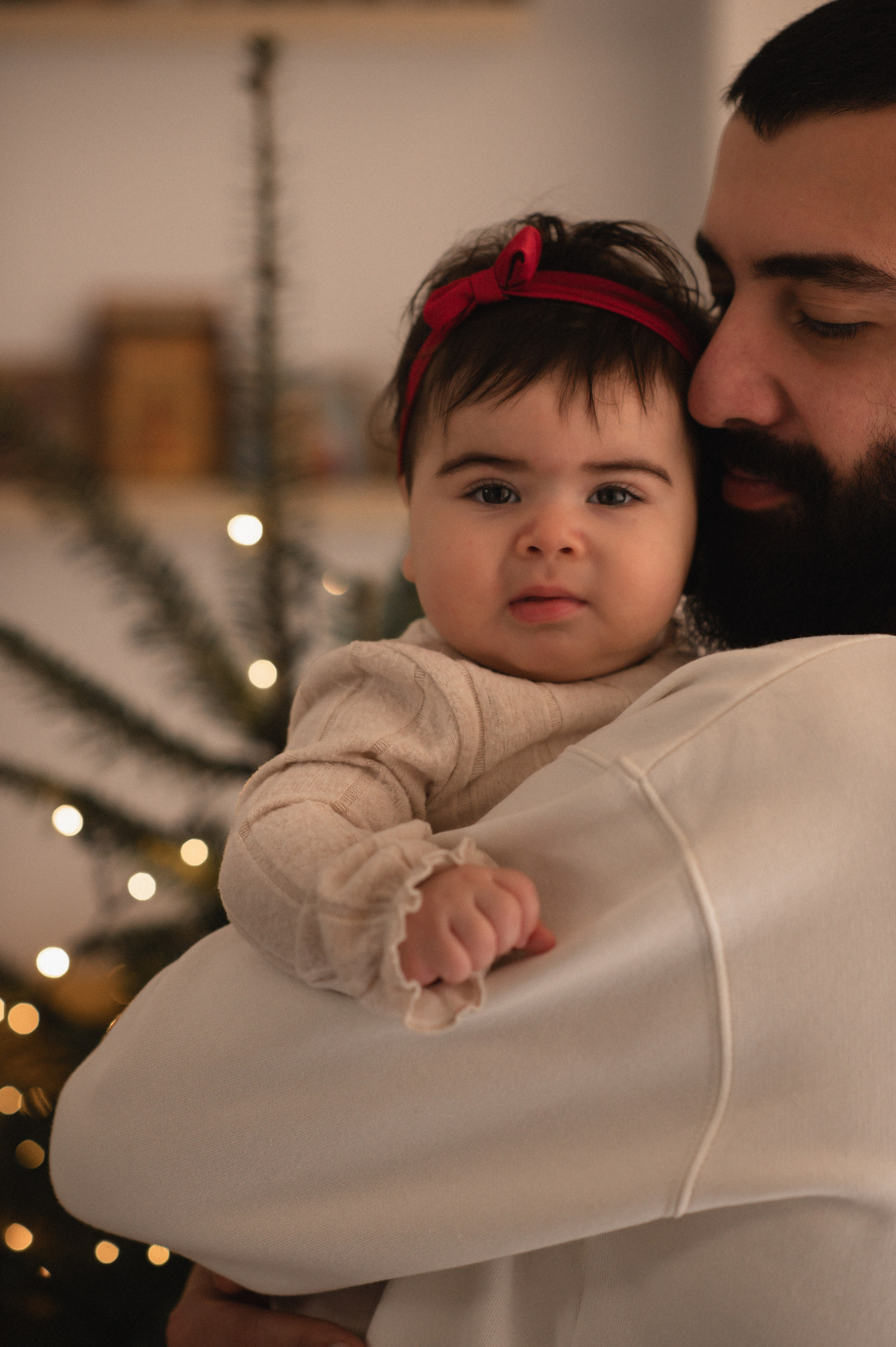 First Christmas. Family, children, portrait, and event photography in Thessaloniki