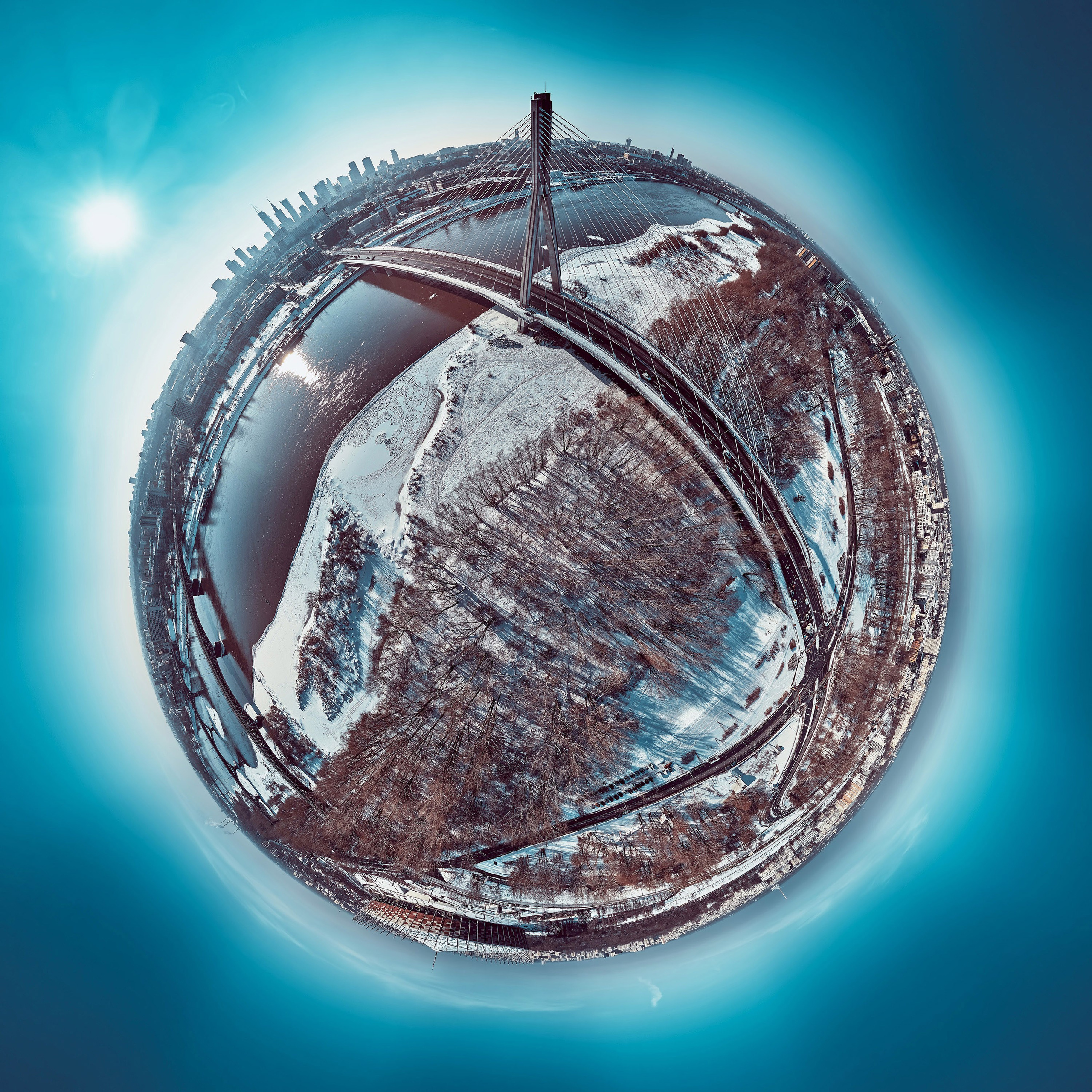 Panoramy lotnicze 360 „Little Planet” znanych miejsc Warszawy. Андрей Шипилов — Фотография & Видеография