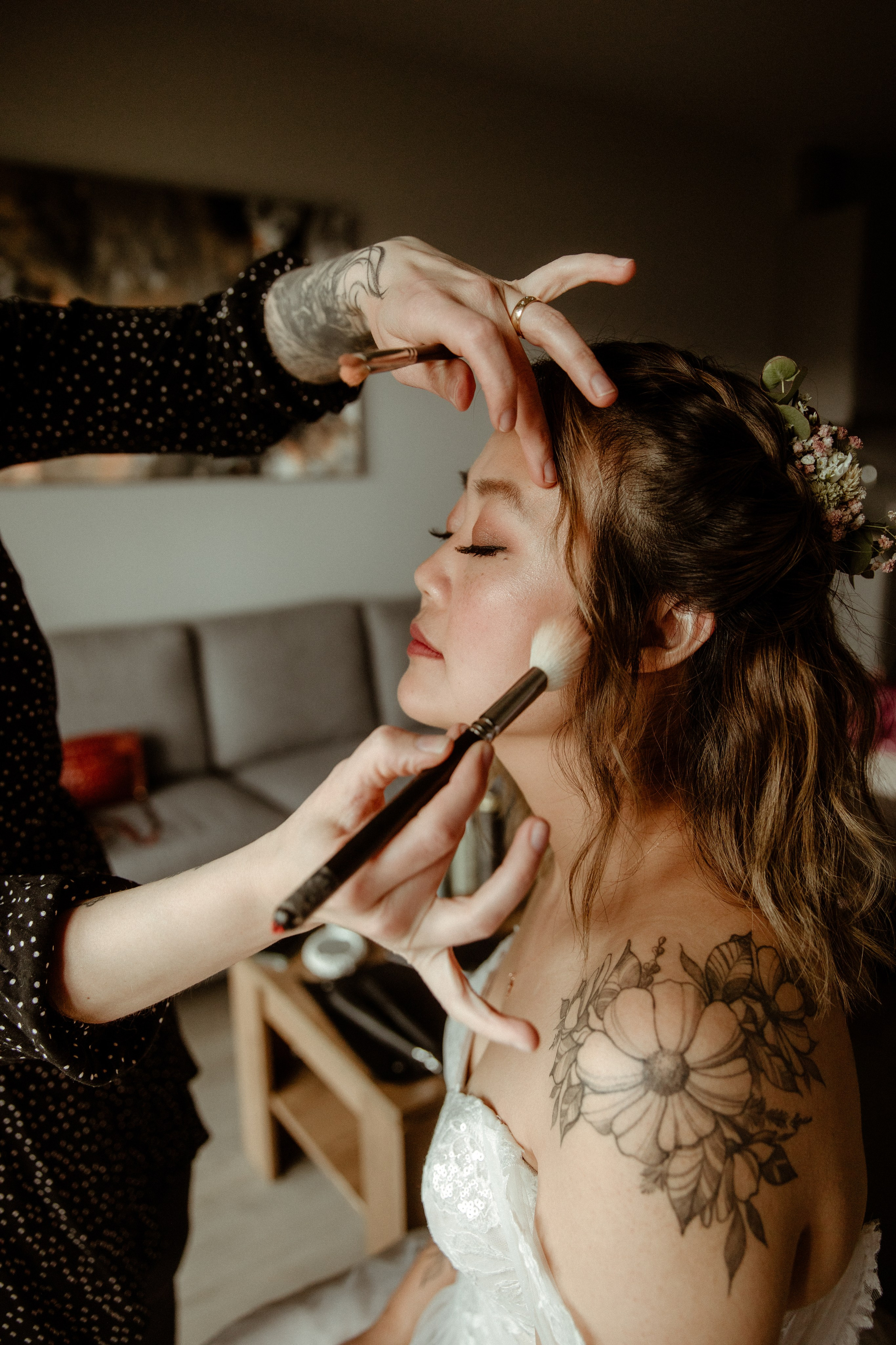 Elopement at Kvernufoss Waterfall. Iceland elopement photo and video | Nikolaichik Photo