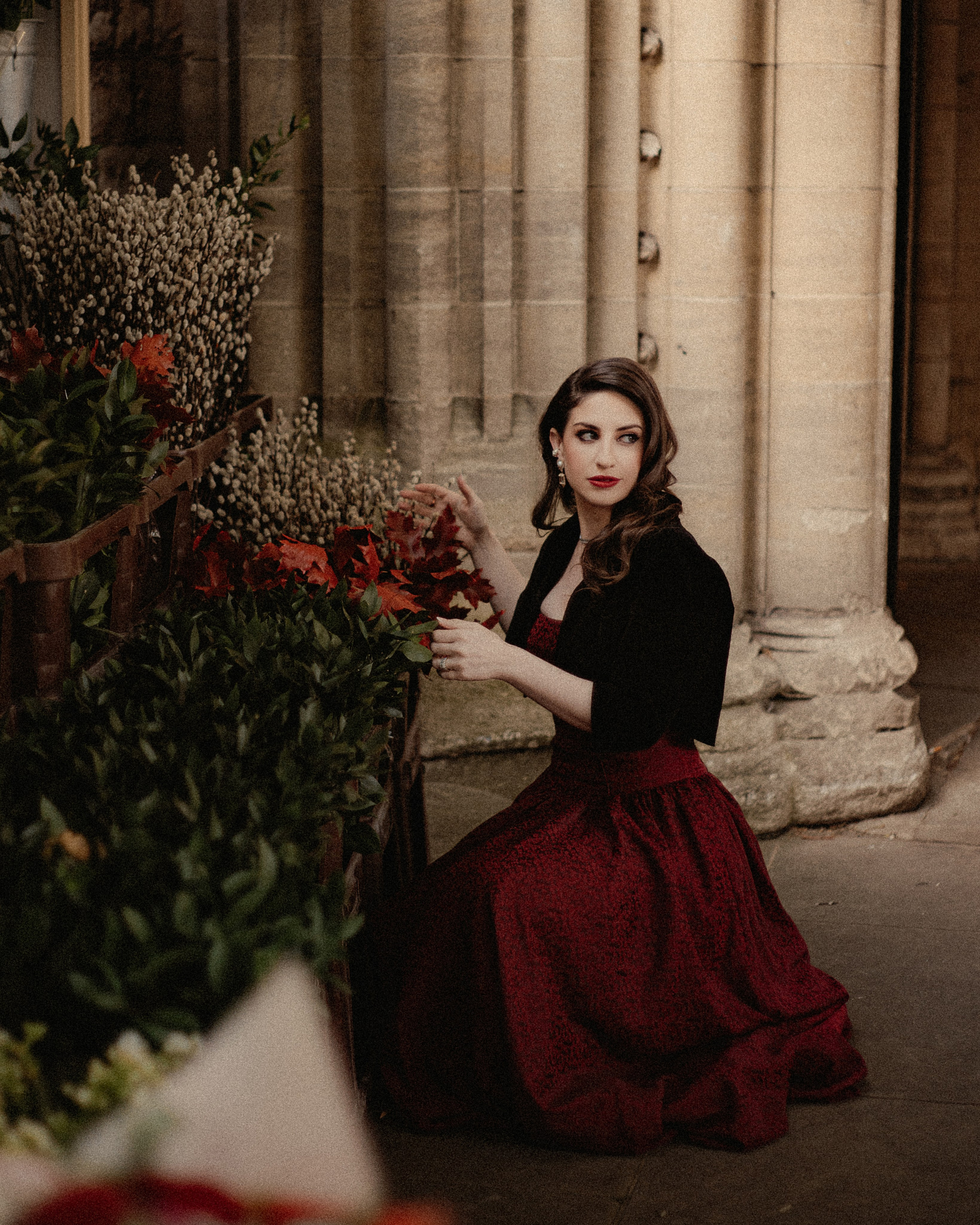 Autumn Vintage Photoshoot in London Kensington. Moth & Moss Photography