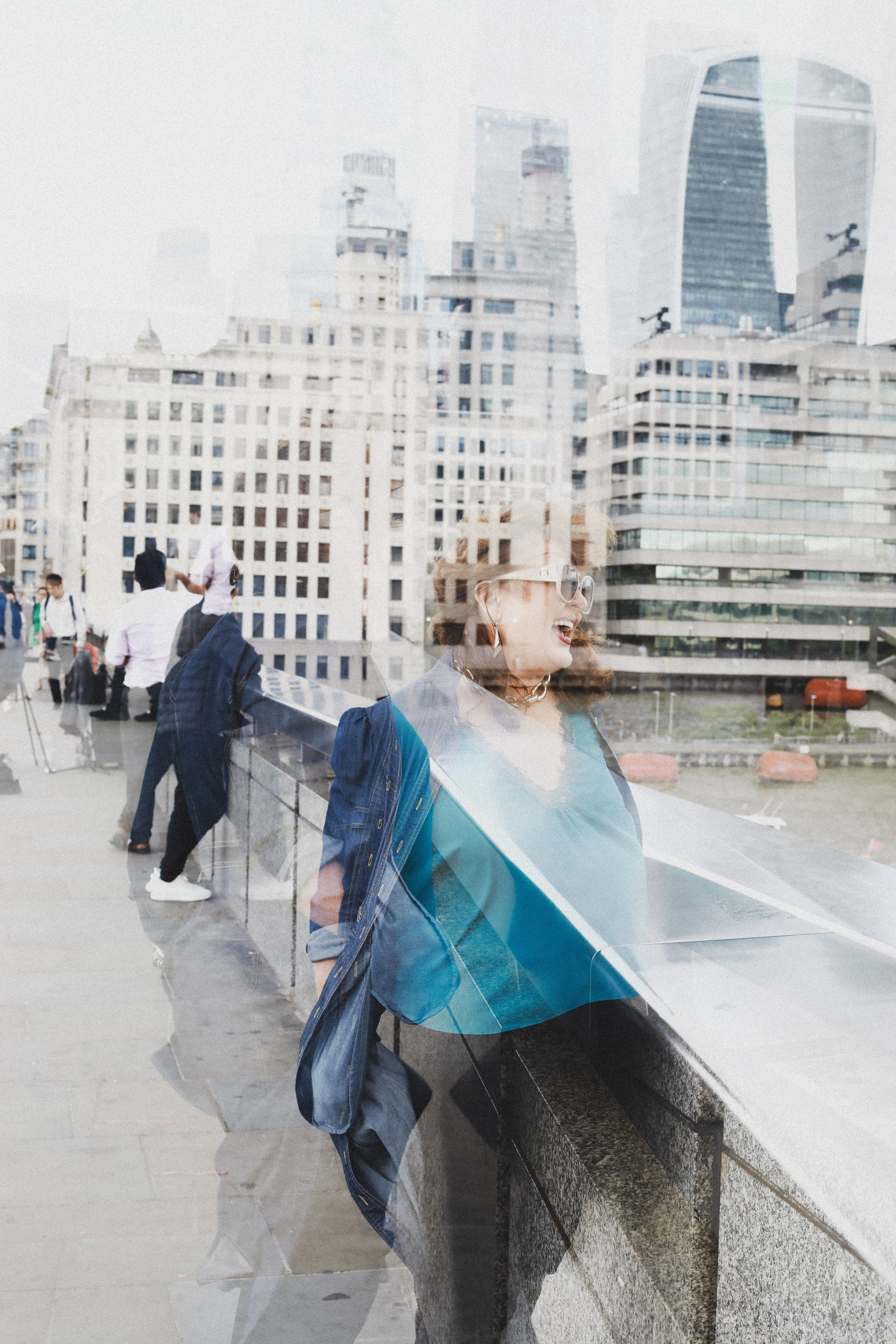 Оlga and her shiny London. Victoria Dini. Art photography in London / Folkestone, UK