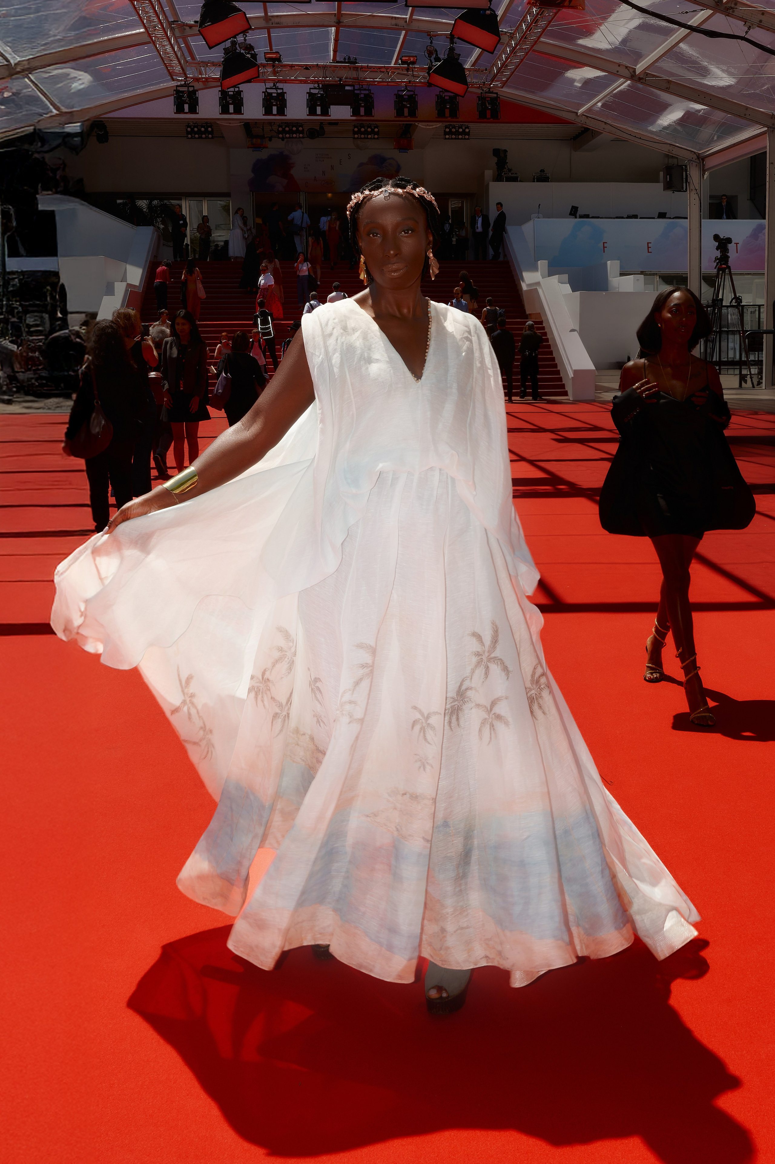 Eunice Olumide red carpet photoshoot Cannes Film Festival 2026 by photographer Alisa Postnykova