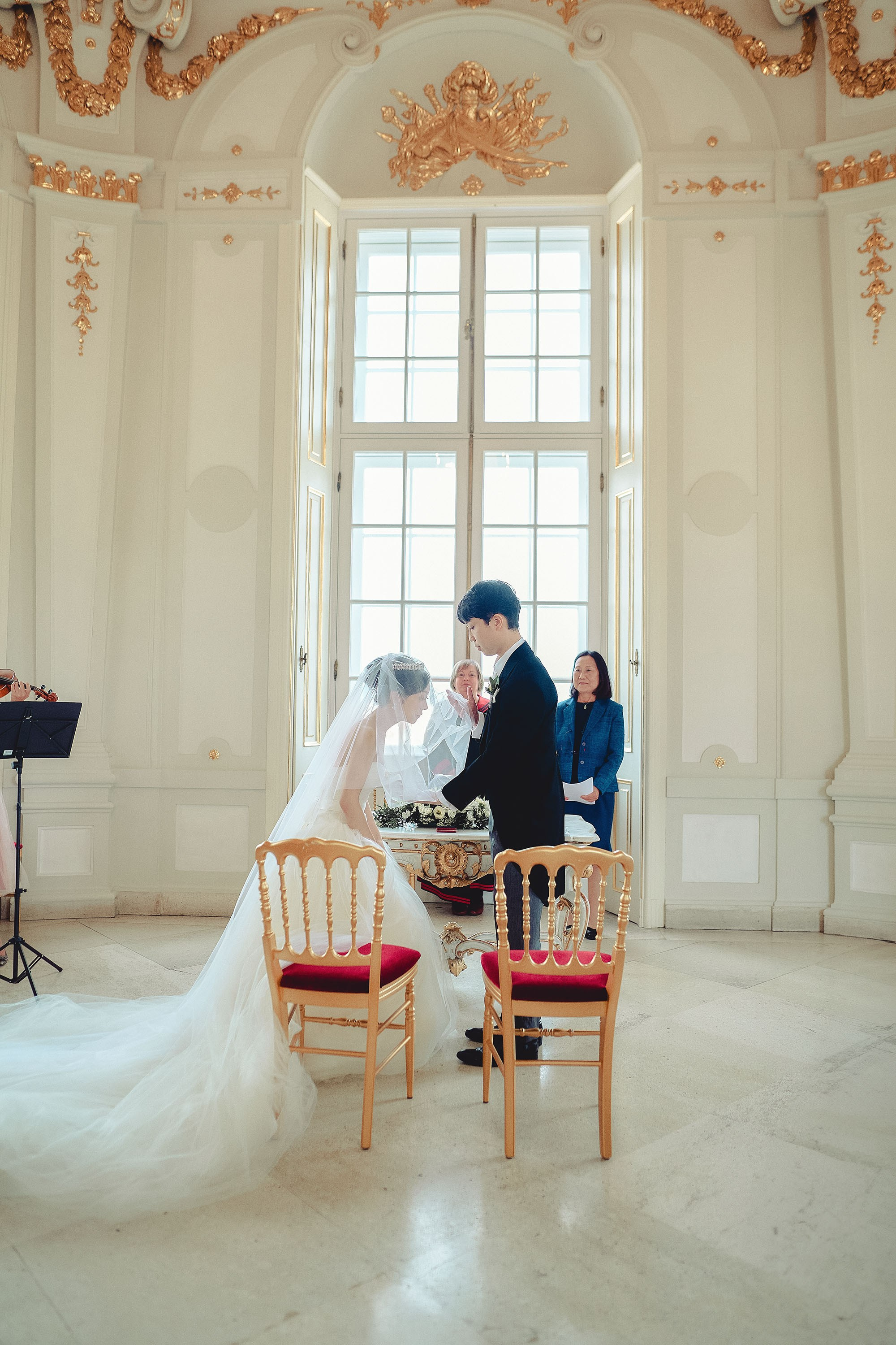 Belvedere Palace Wedding, Vienna, Austria. Northeast Ohio (Cleveland, Youngstown, Akron) Wedding Photography