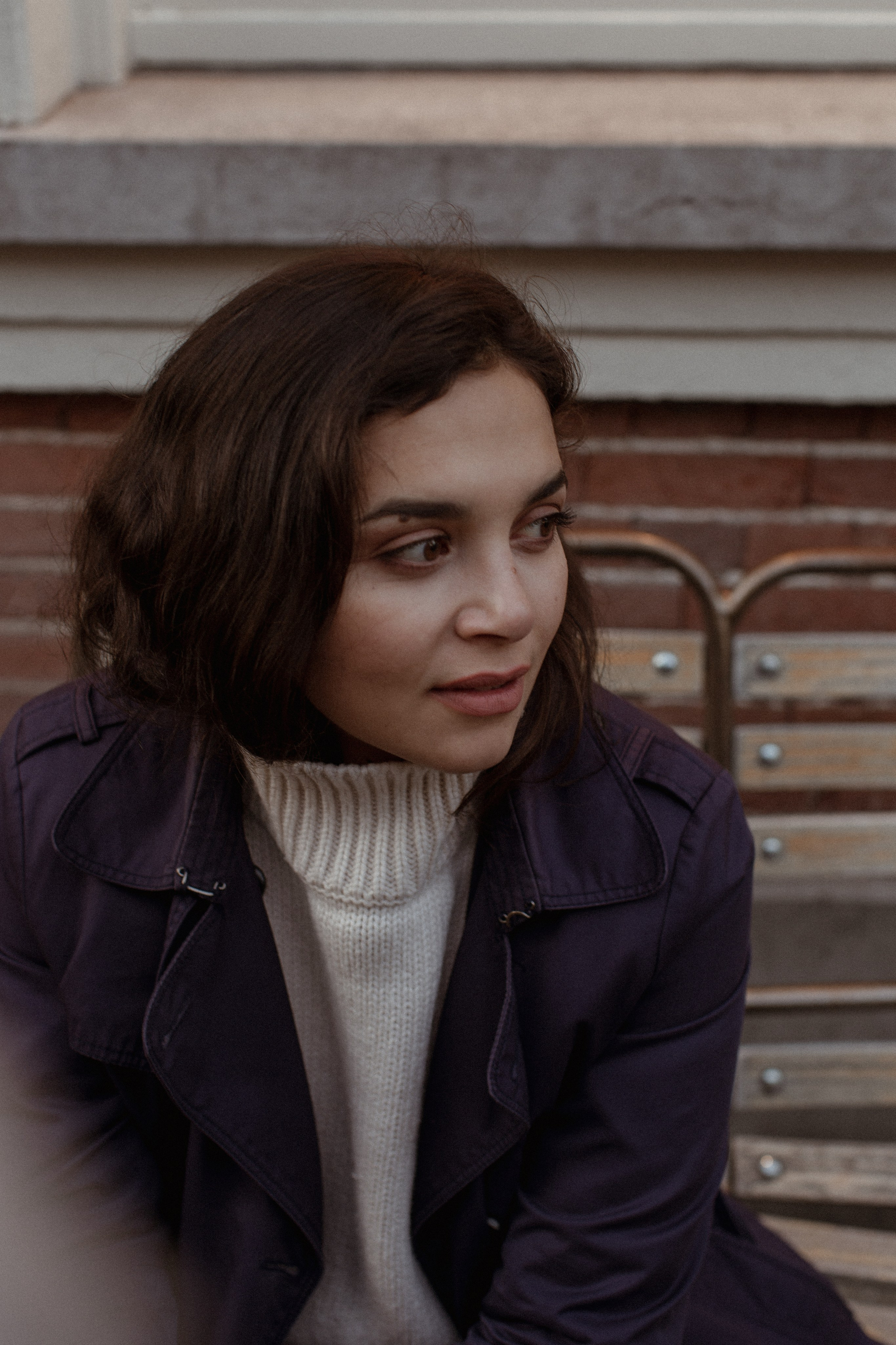 Take away coffee walk. True self