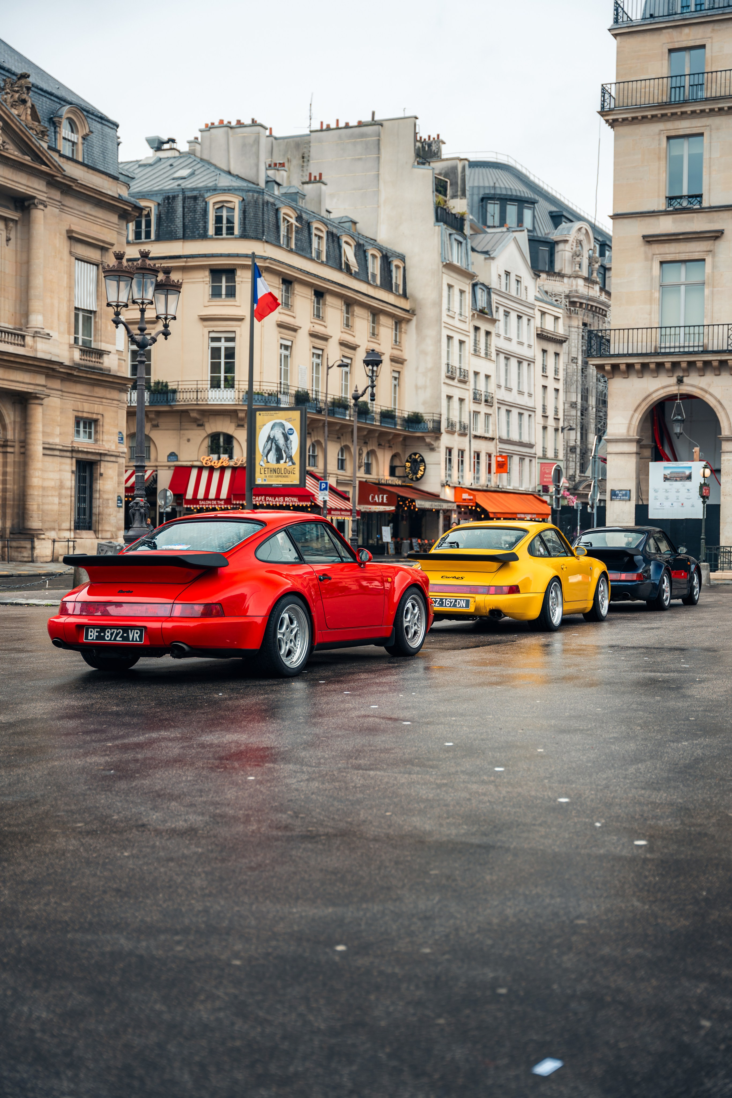 Porsches 964 Turbo. Photographe de voitures à Paris — Vitalii Motruk
