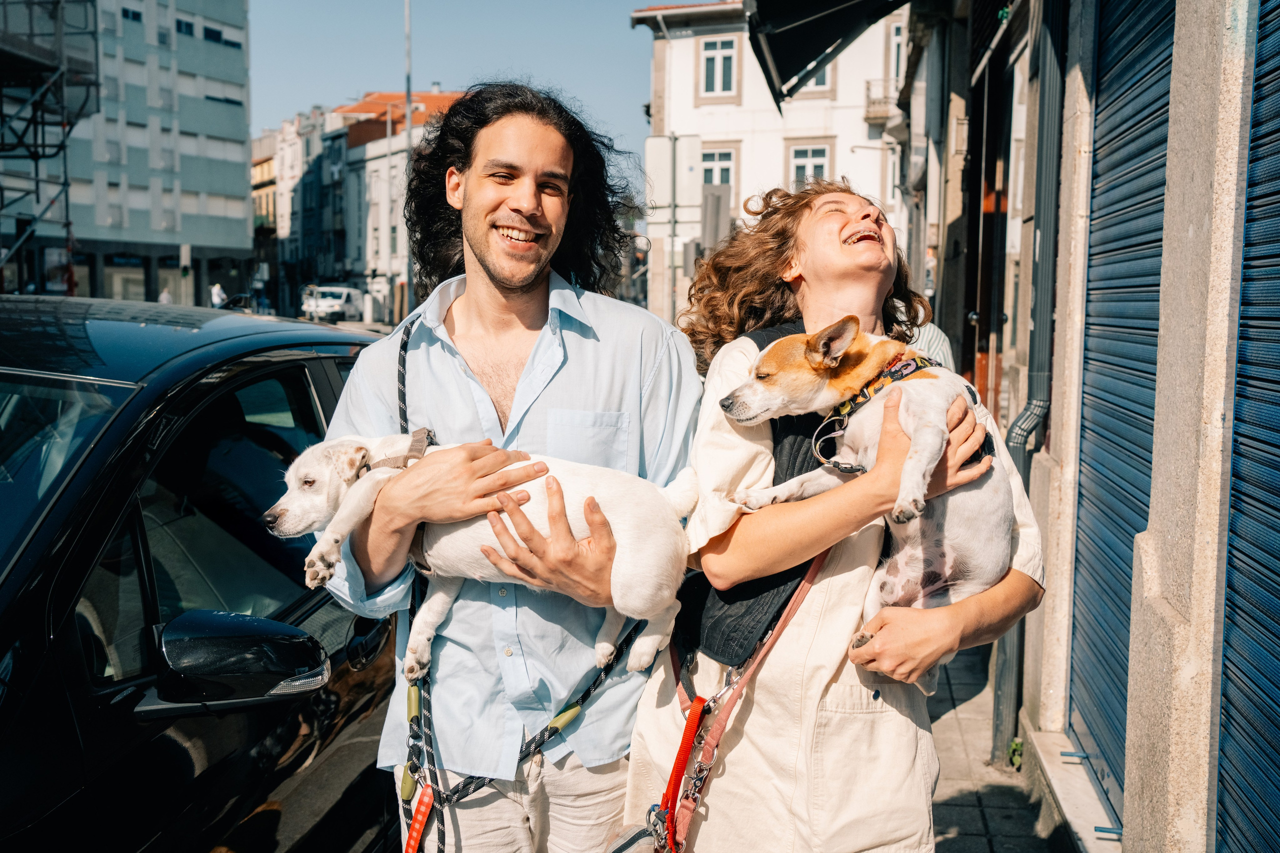 Yana & Pedro & Doggos. Maria Sher. Fotógrafa profissional do Porto, Portugal