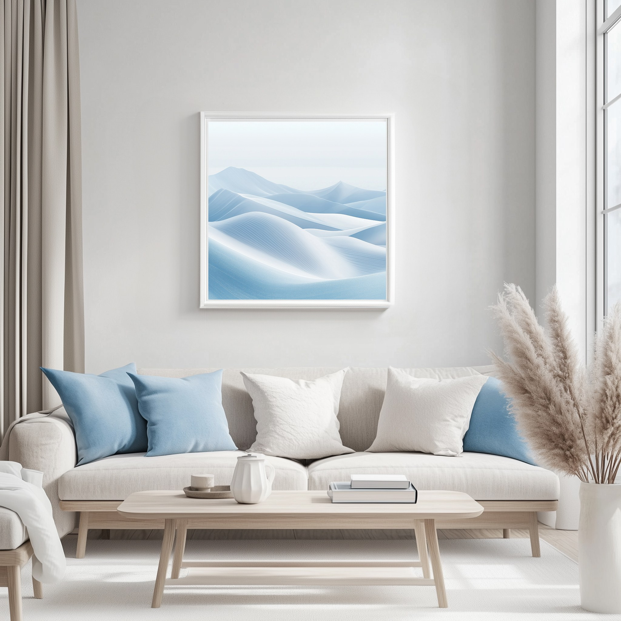 Silent symphony of winter. Lolly Shine. Contemporary digital artist