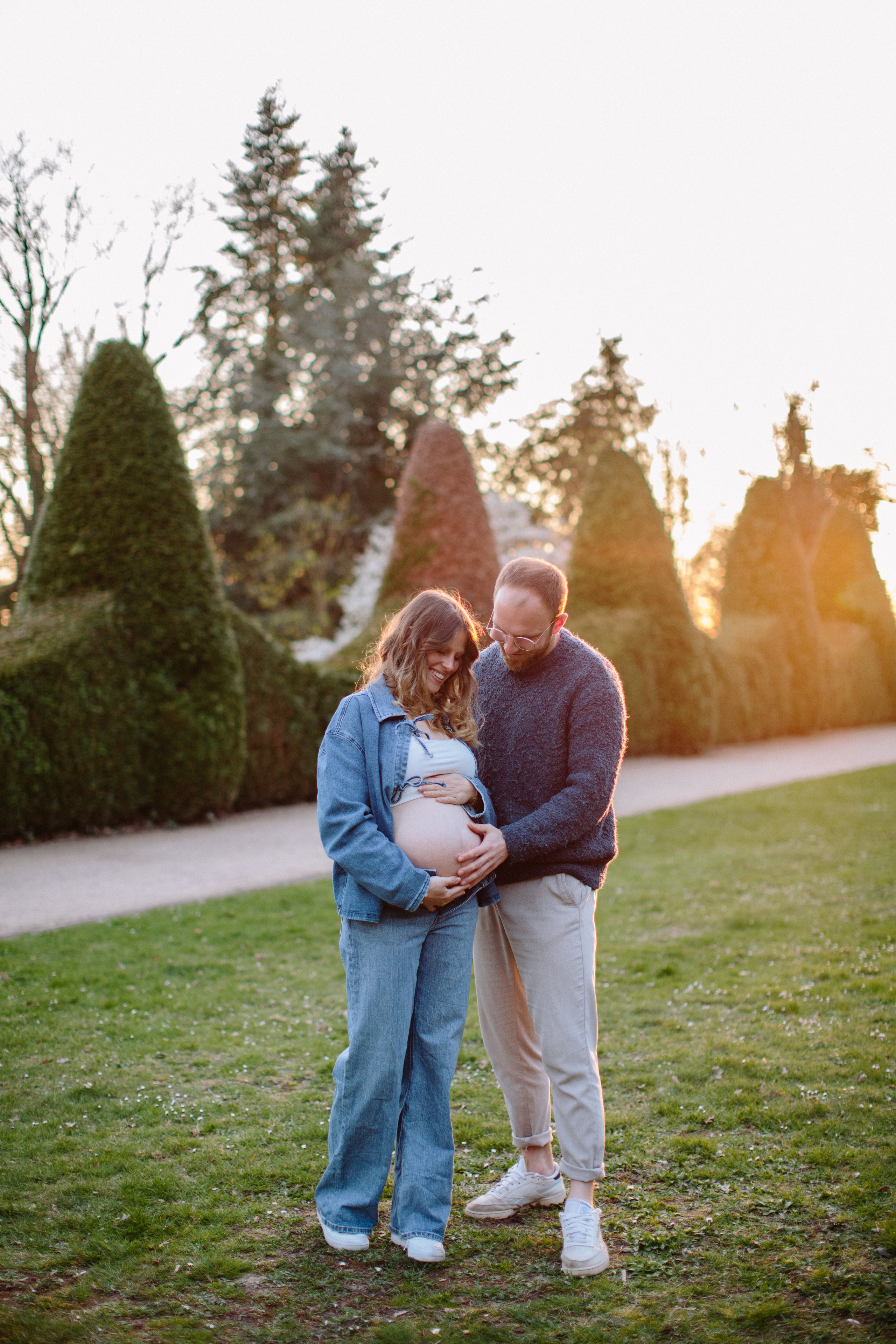 Babybauch. Hochzeitsfotograf Hamburg