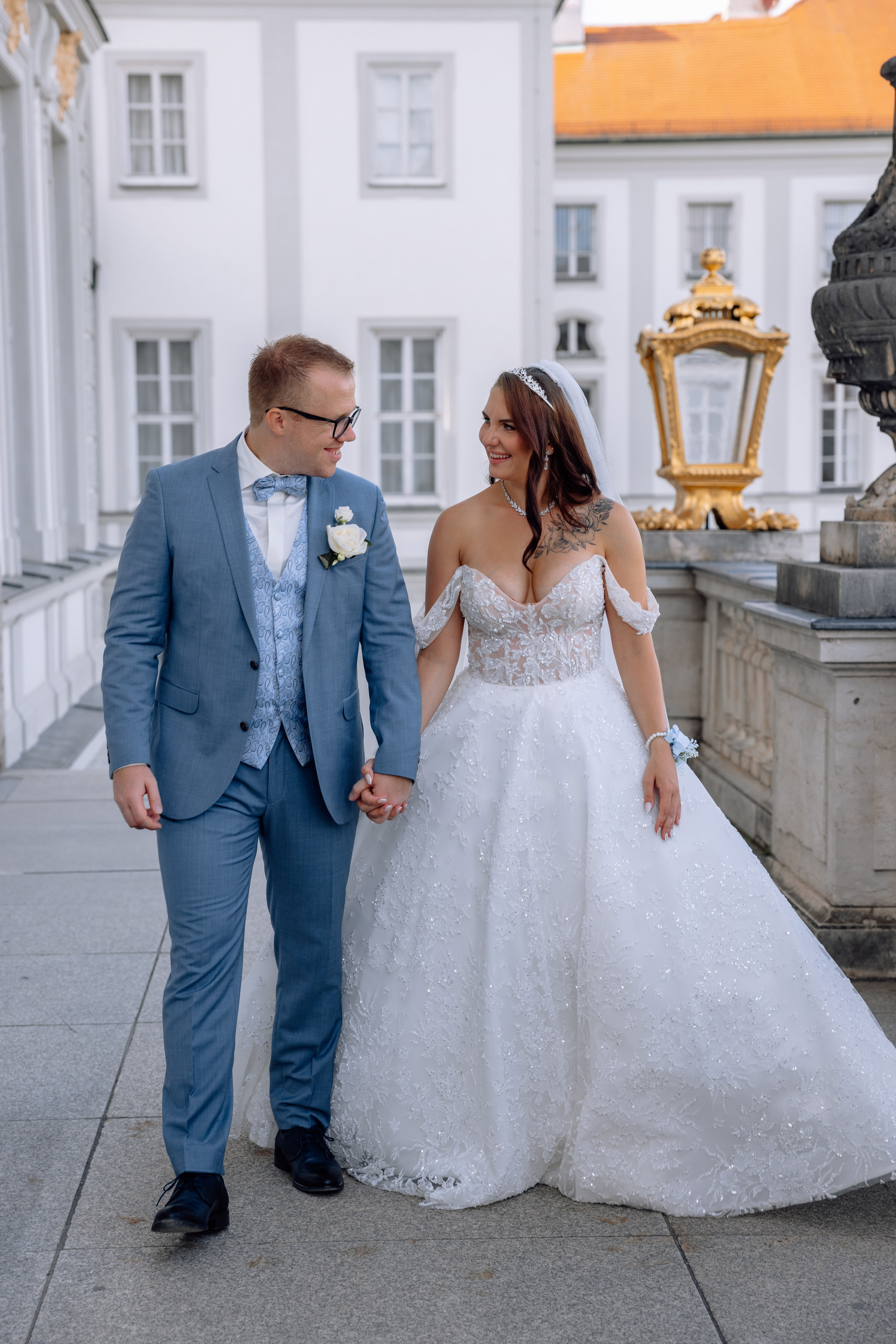 Hochzeit im Schlosscafé im Palmenhaus & Schloss Nymphenburg. Hochzeitsfotograf München Taufe Familienfotograf Tanja Mauke