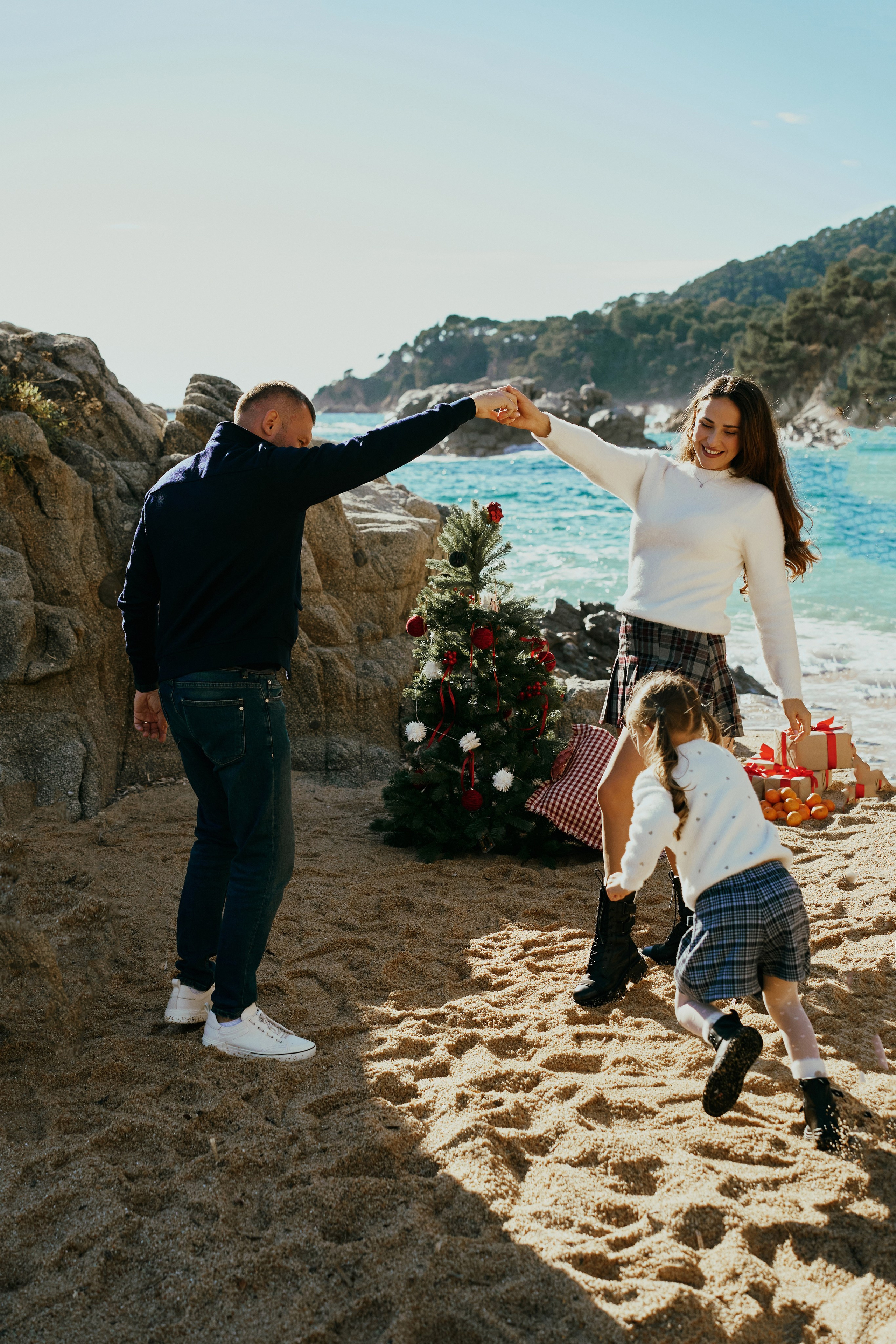 Рождество на пляже. Фотограф в Барселоне Жанна Захарченко