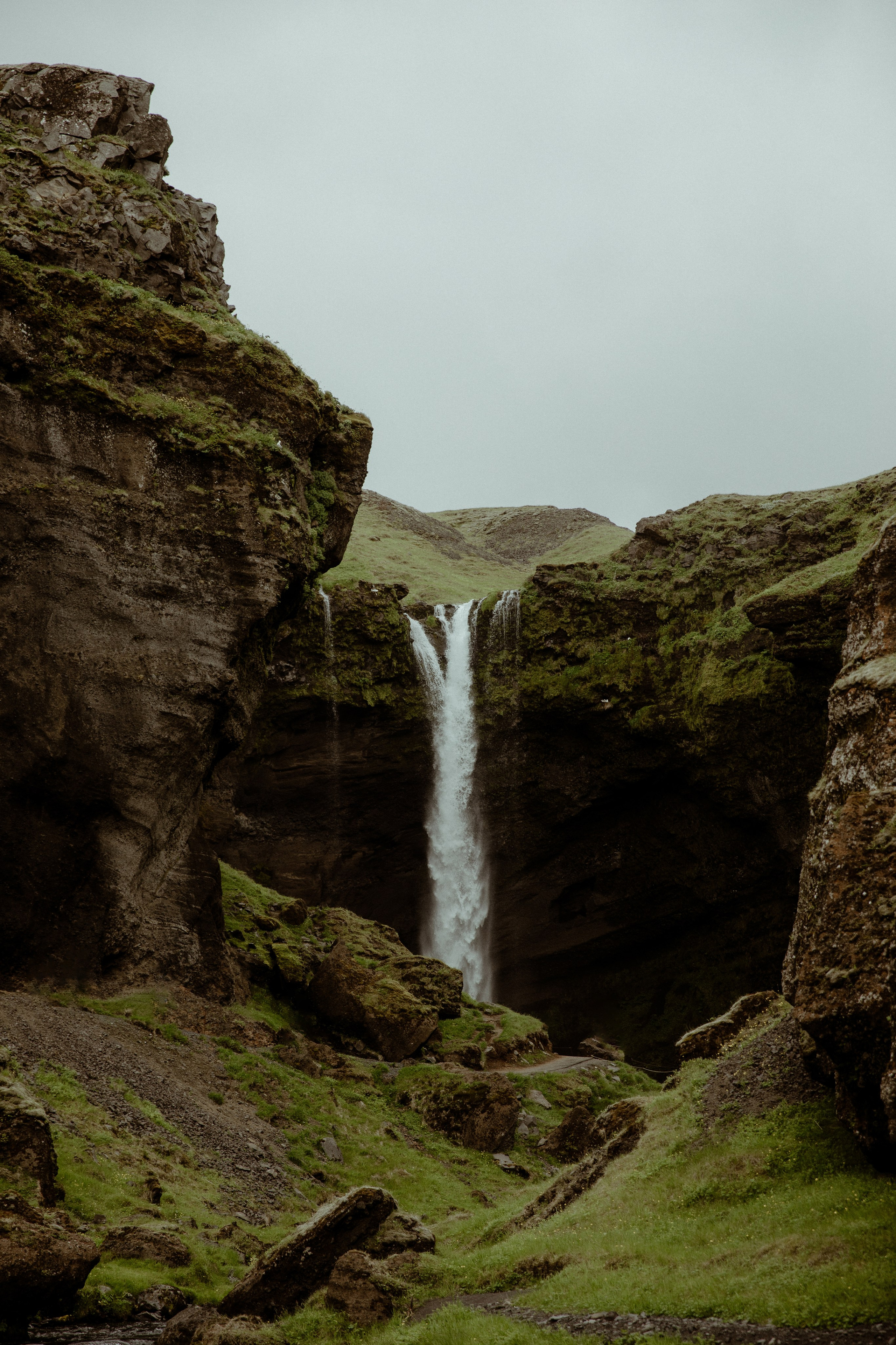 Elopement at Kvernufoss Waterfall. Iceland elopement photo and video | Nikolaichik Photo