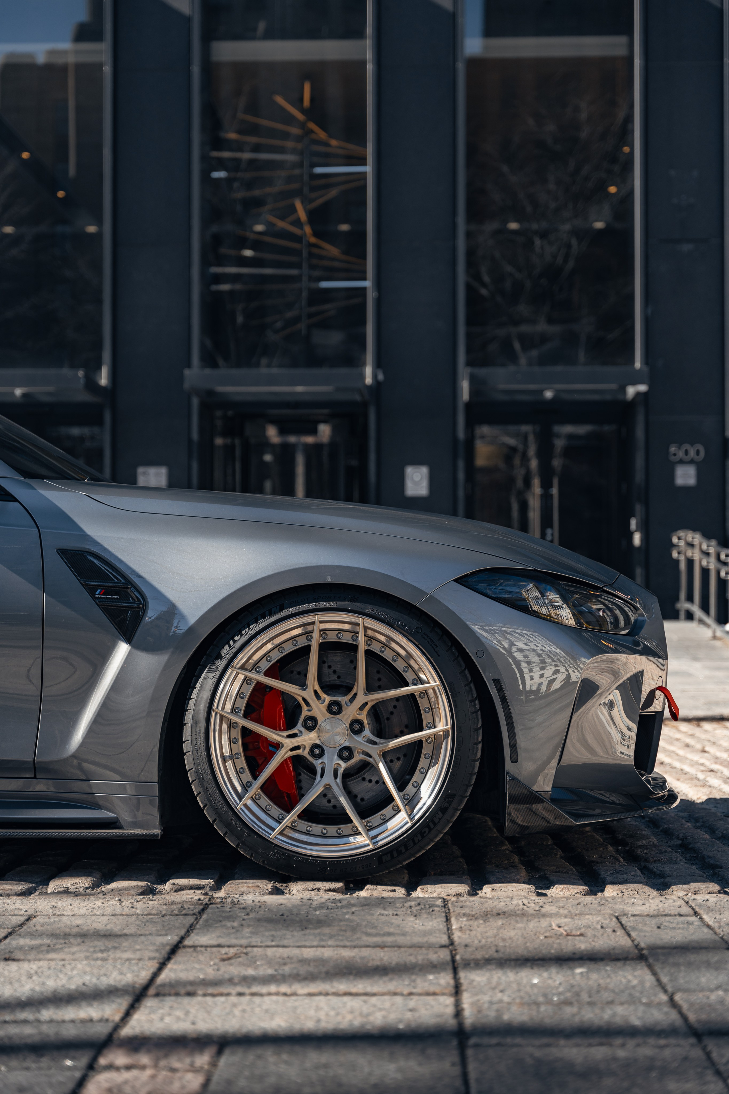 BMW M3 G80 Downtown Montreal. Photographe de voitures à Paris — Vitalii Motruk