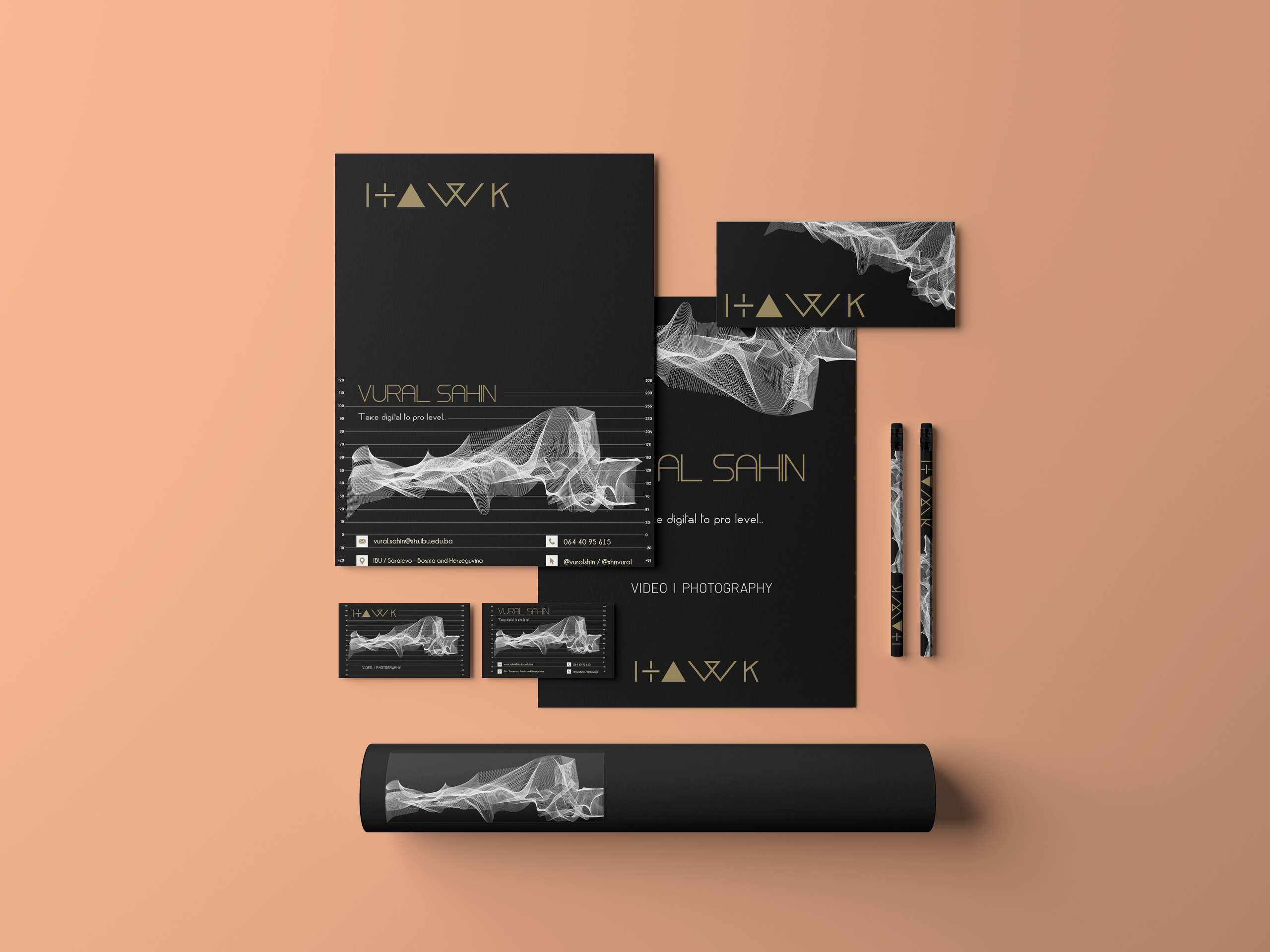 BUSINESS CARD DESIGN. Vural Sahin I Photography & Videography